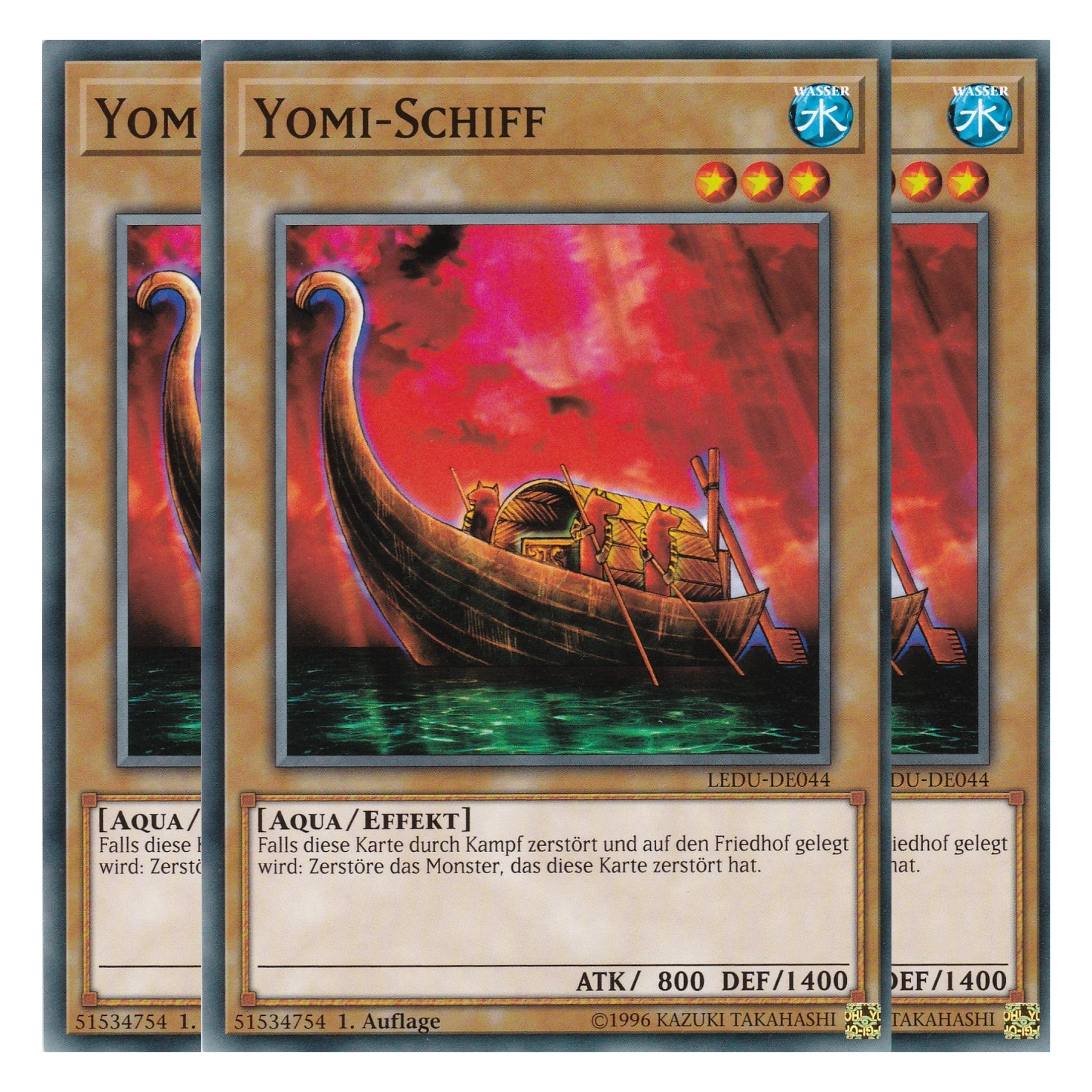 Yomi-Schiff - LEDU-DE044 - Common - Deutsch - 1. Auflage - Legendary Duelists - Playset (3 Kopien)