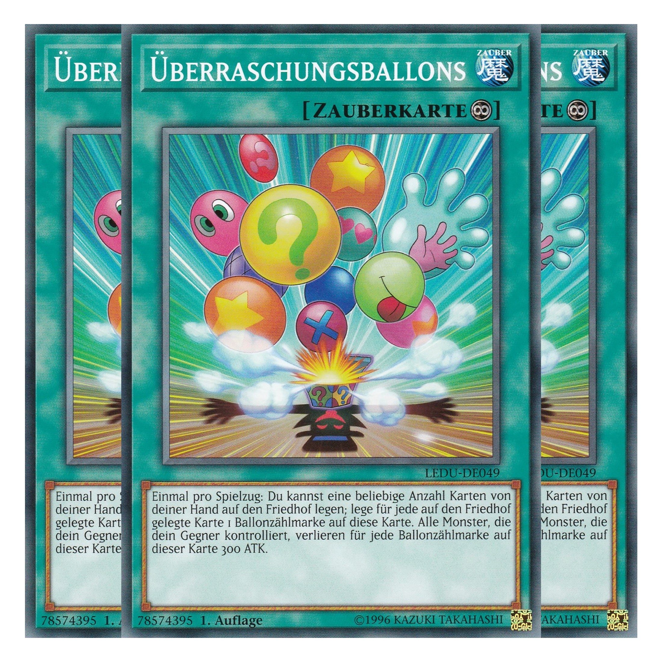 Überraschungsballons - LEDU-DE049 - Common - Deutsch - 1. Auflage - Legendary Duelists - Playset (3 Kopien)