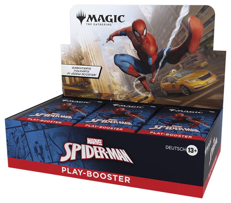 Magic: The Gathering - Marvel's Spider-Man Play-Booster-Display - Deutsch