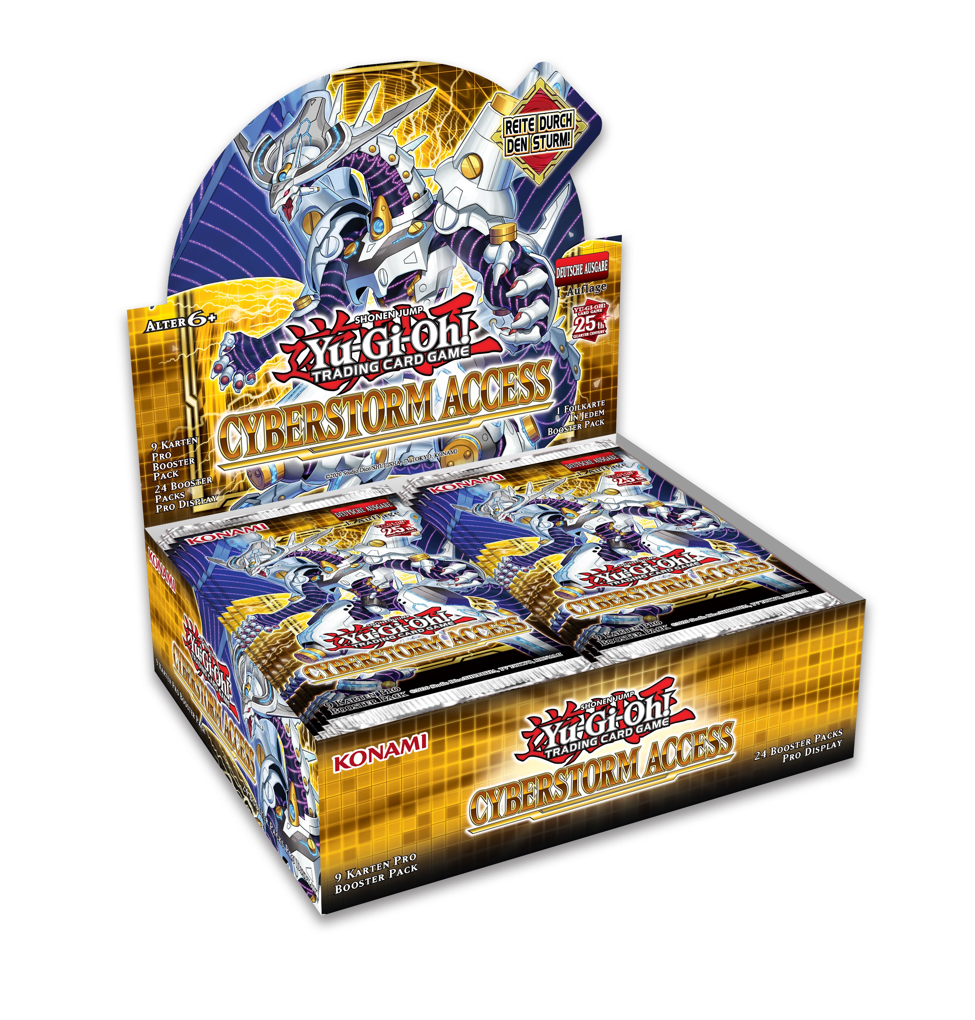 Yugioh - Cyberstorm Access - Deutsch - Display (24 Boosterpacks) - 1. Auflage - Originalverpackt