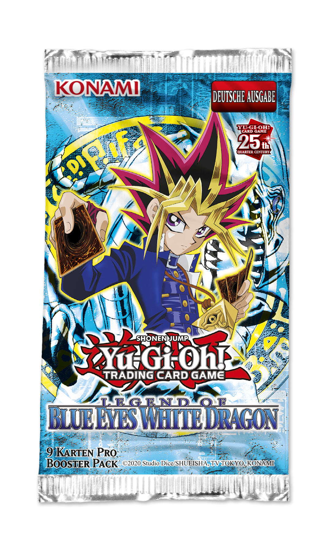 Yugioh - Legend of Blue-Eyes White Dragon - Booster - Deutsch - 25th Anniversary Edition - Originalverpackt