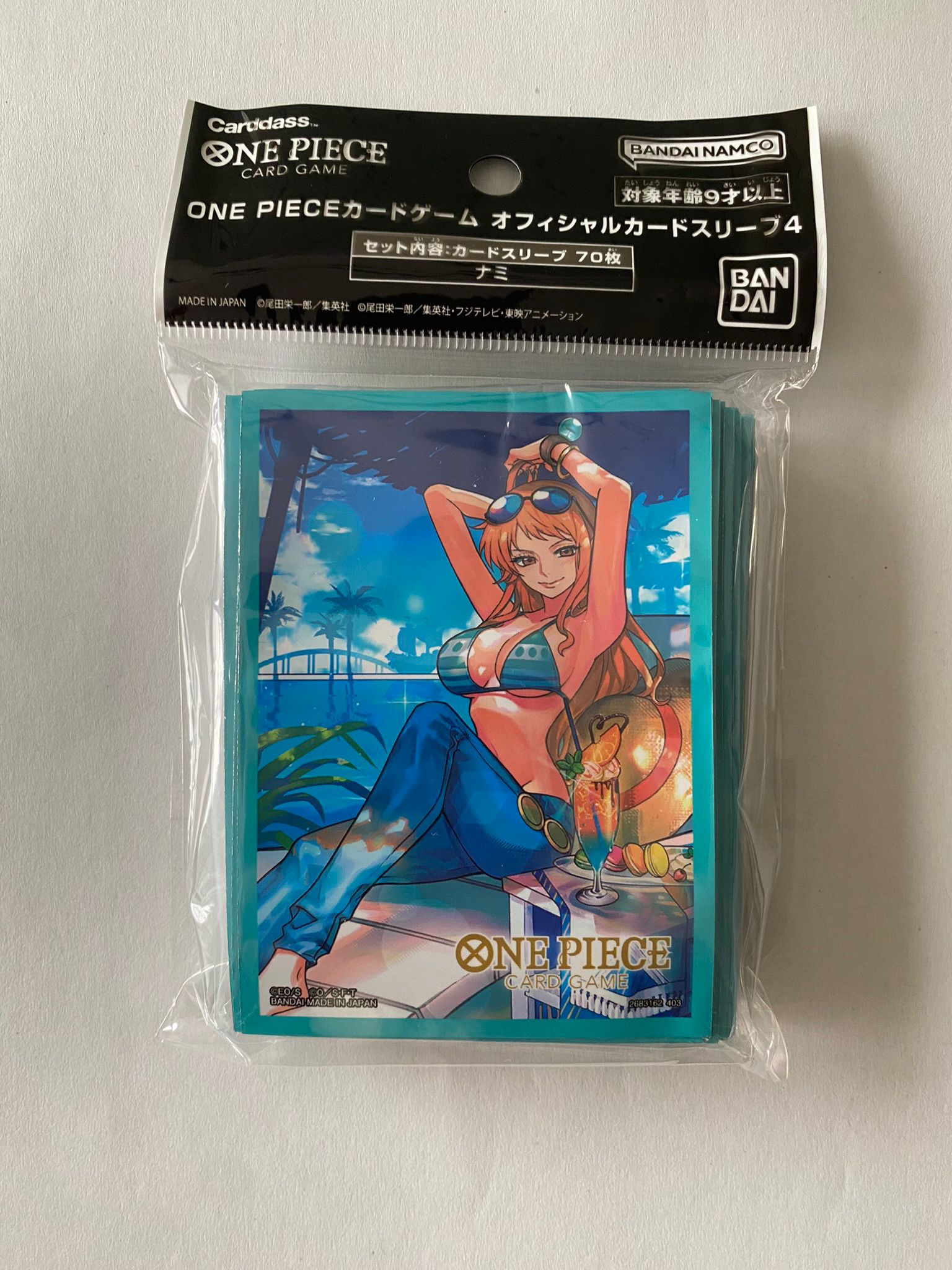 One Piece Trading Card Game - Nami Sleeves / Hüllen - 70 Stück - Original Bandai