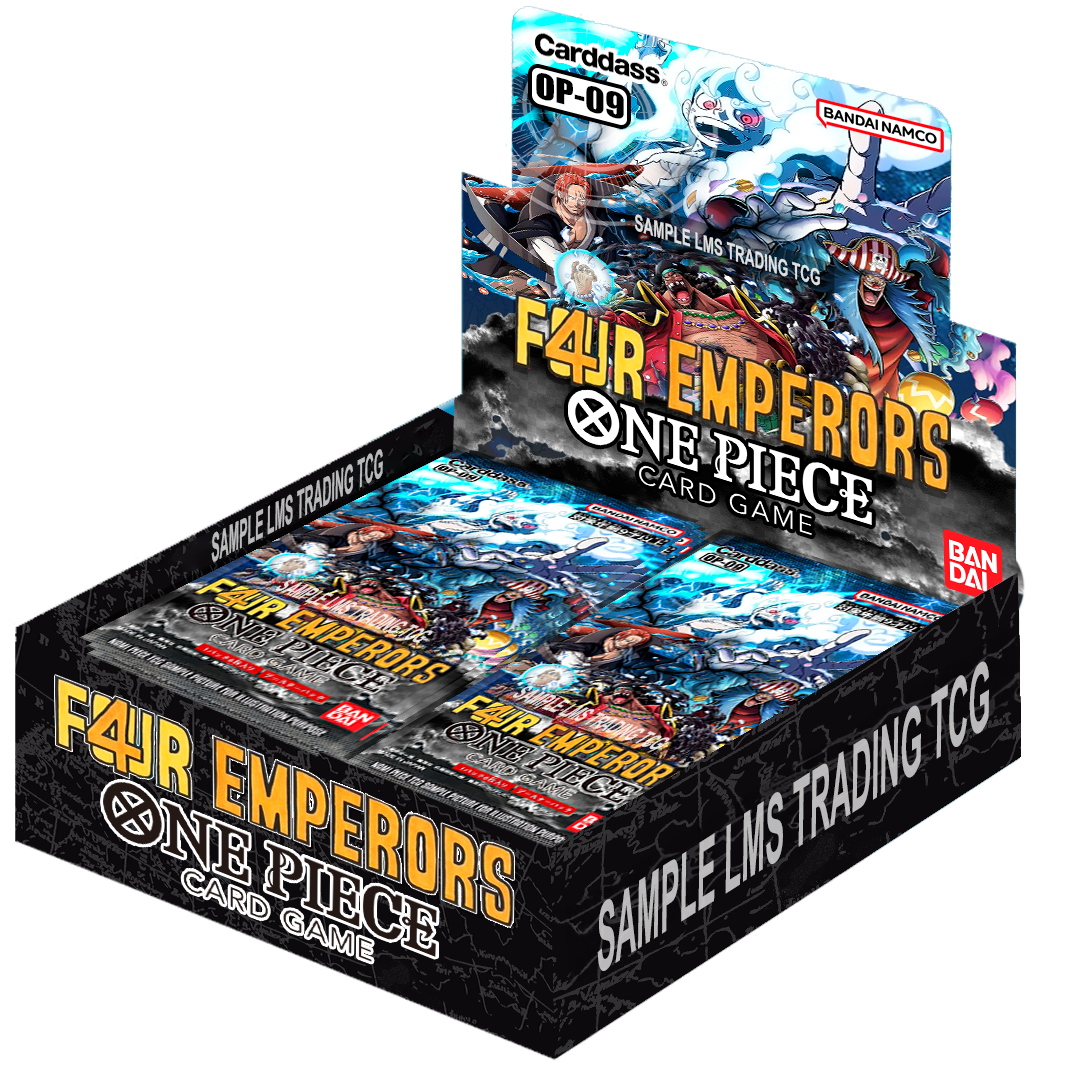 Vorbestellung: One Piece Card Game - 4 Emperors - OP09 - Display (24 Booster Packs) - Englisch