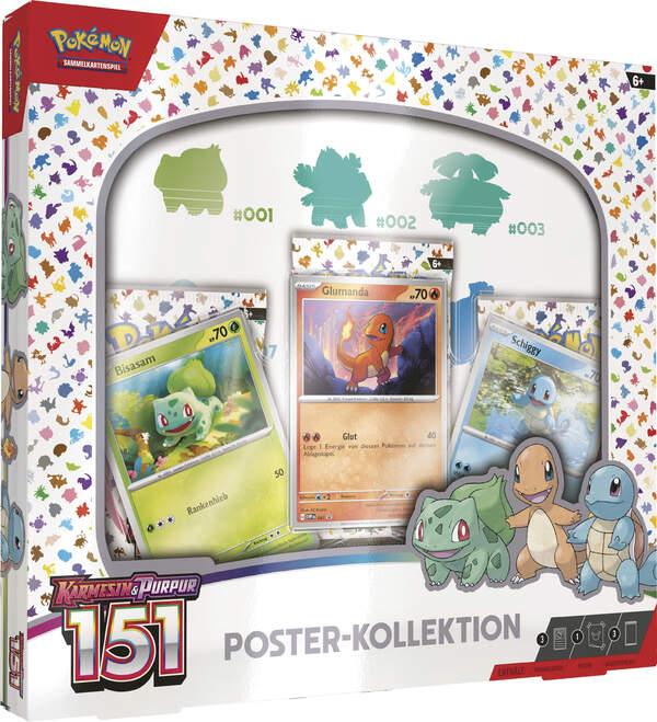 Pokemon - Karmesin & Purpur 151 - Poster Box mit Boostern und Karten - Deutsch
