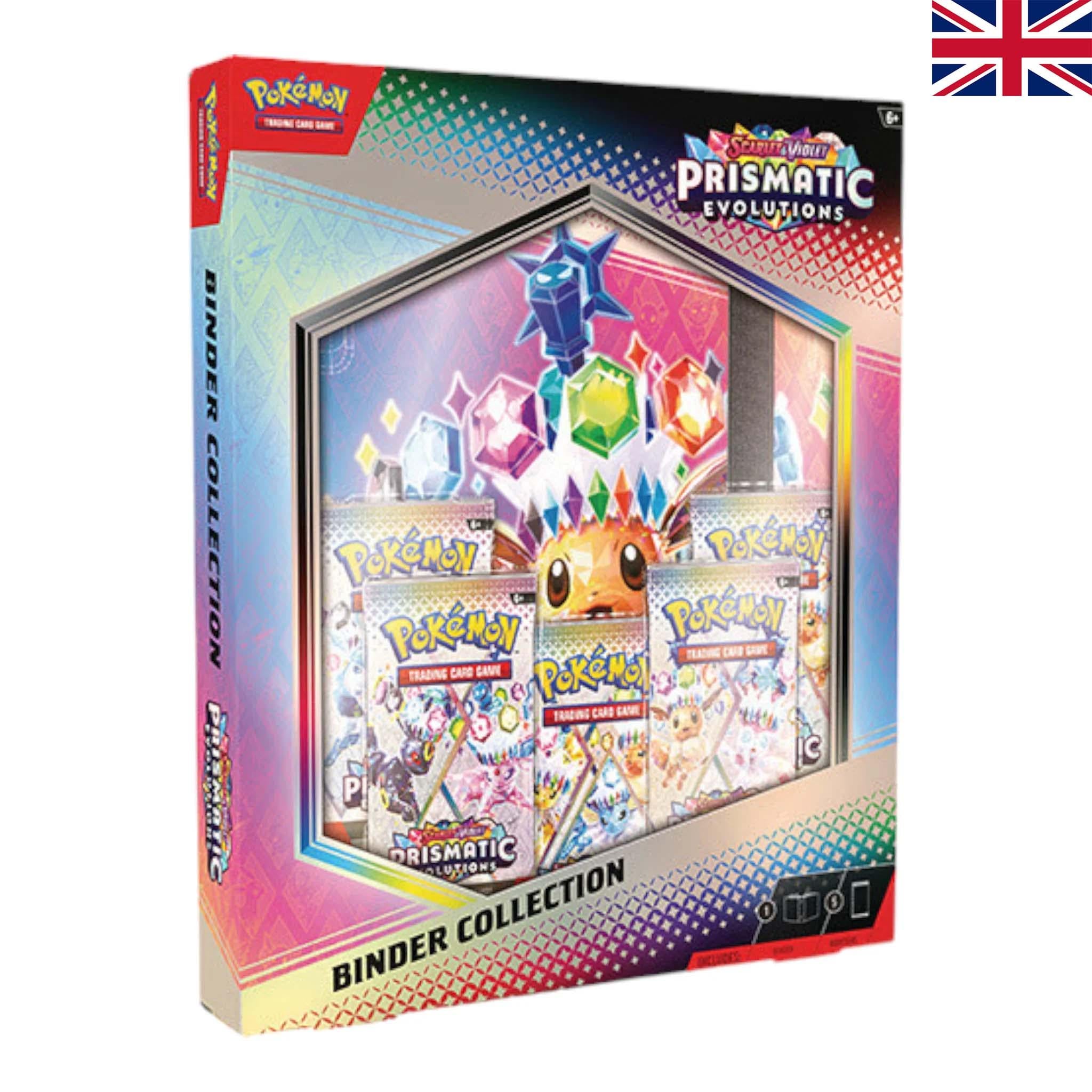 Pokemon - Prismatic Evolutions (Prismatische Entwicklungen) - Ordner Kollektion - ENGLISCH - VORVERKAUF - Karmesin & Purpur