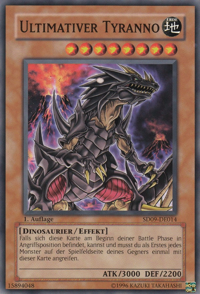 Ultimativer Tyranno - SD09-DE014 - Common - Deutsch - 1. Auflage - Structure Deck: Dinosaur's Rage - Yugioh
