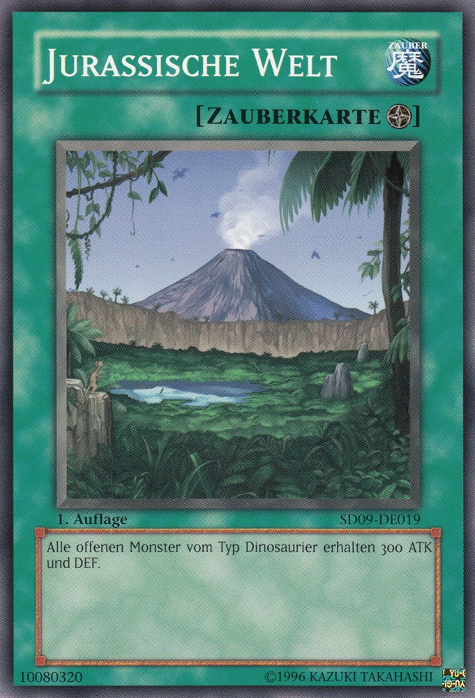 Jurassische Welt - SD09-DE019 - Common - Deutsch - 1. Auflage - Structure Deck: Dinosaur's Rage - Yugioh