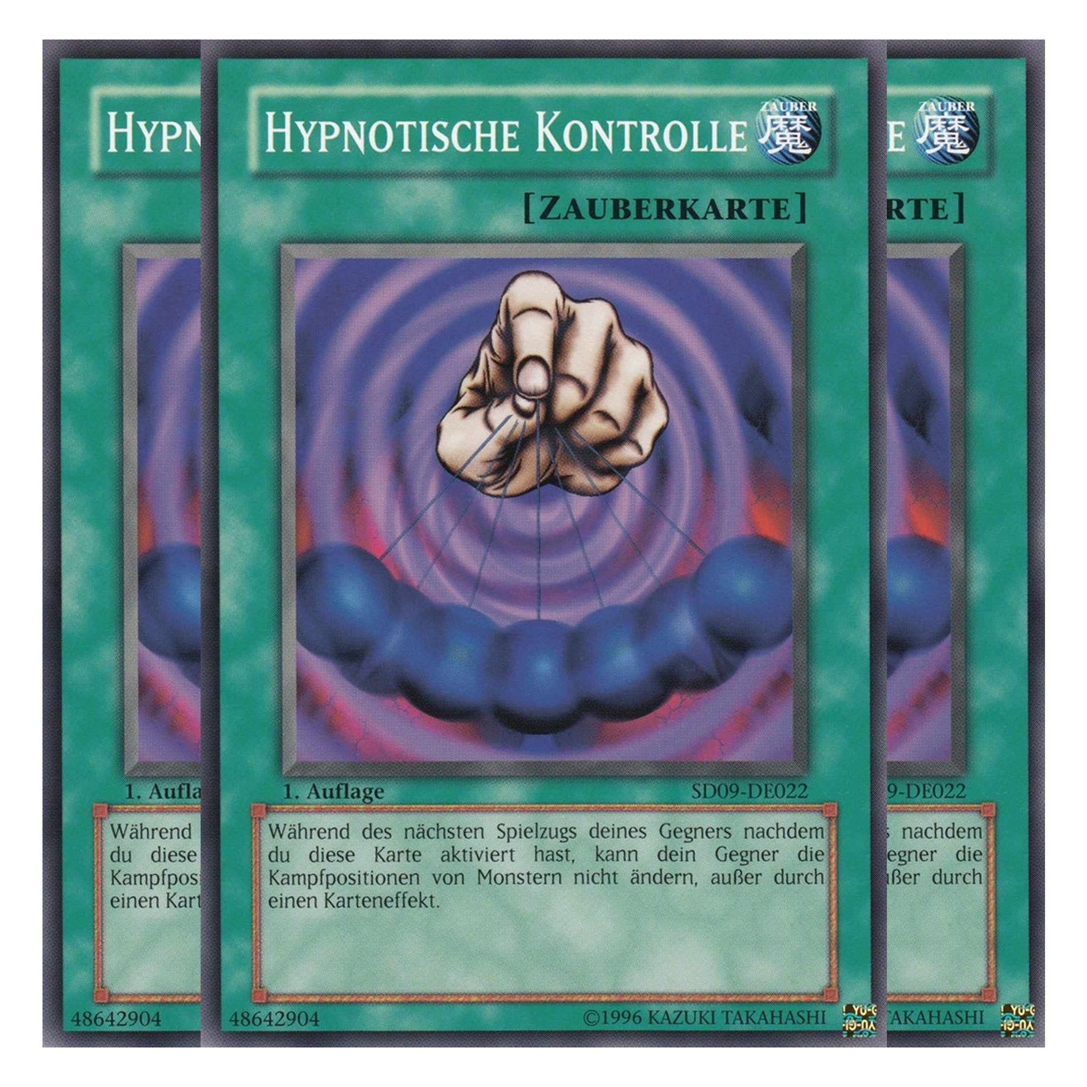 Hypnotische Kontrolle - SD09-DE022 - Common - Deutsch - 1. Auflage - Structure Deck: Dinosaur's Rage - Playset (3 Kopien)