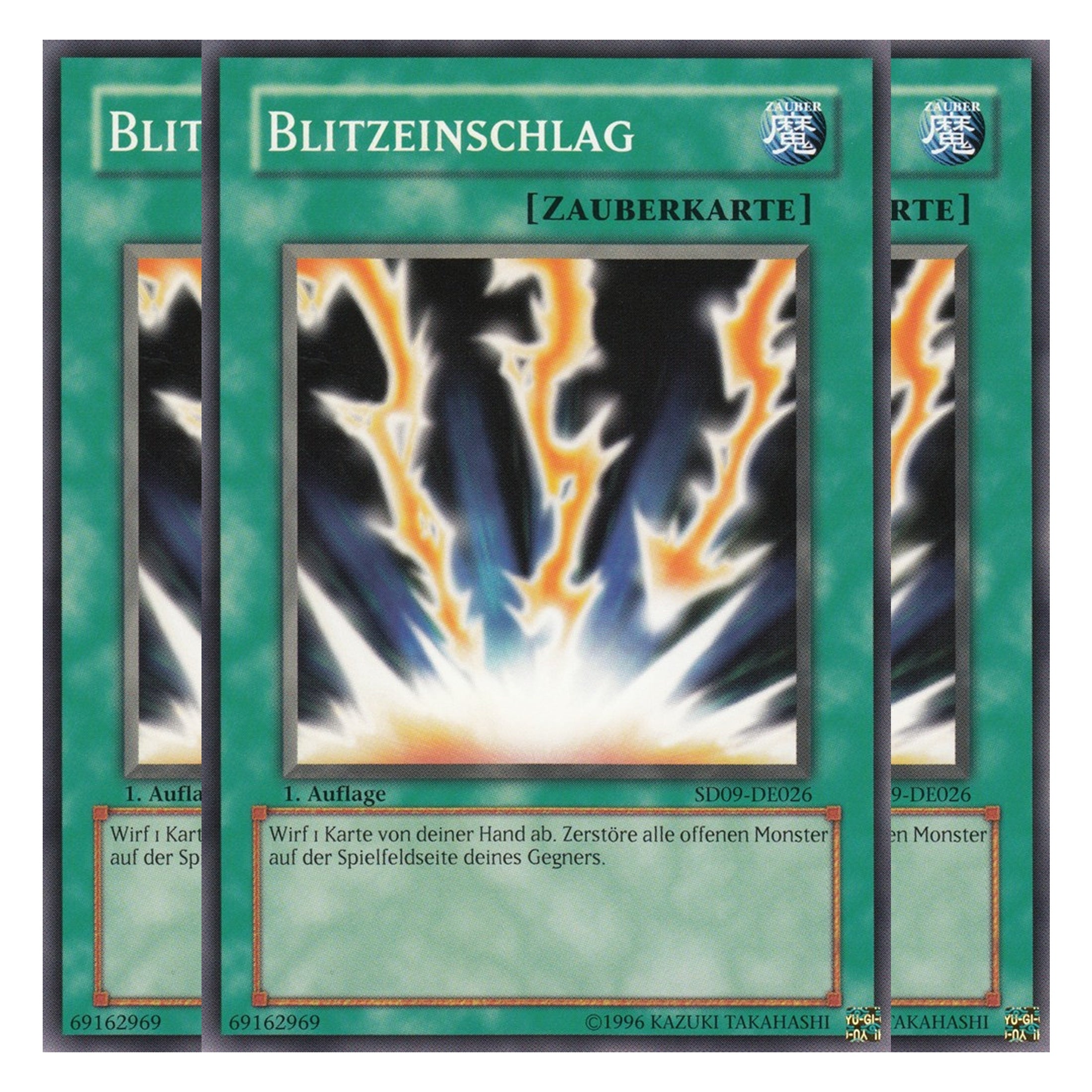 Blitzeinschlag - SD09-DE026 - Common - Deutsch - 1. Auflage - Structure Deck: Dinosaur's Rage - Playset (3 Kopien)
