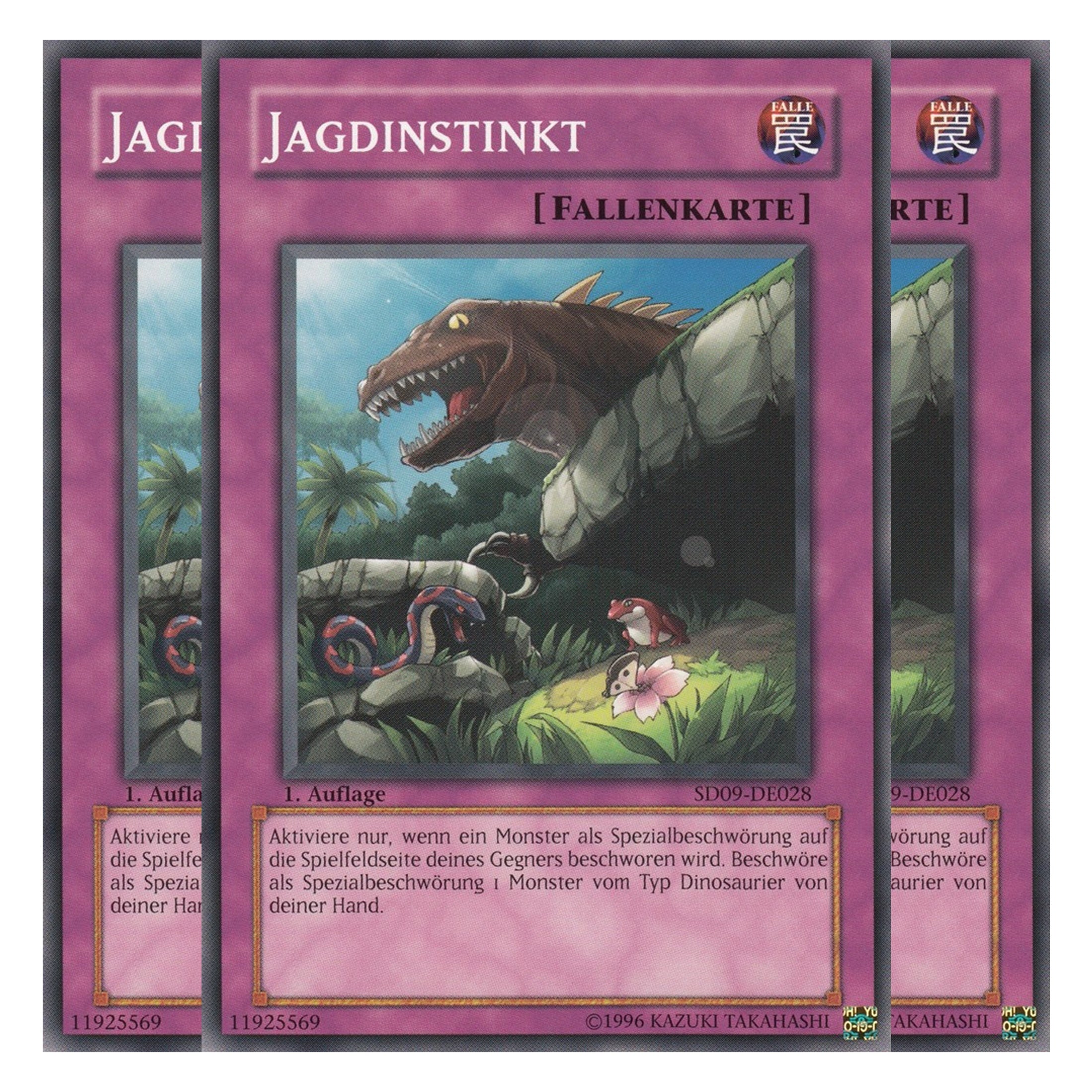 Jagdinstinkt - SD09-DE028 - Common - Deutsch - 1. Auflage - Structure Deck: Dinosaur's Rage - Playset (3 Kopien)