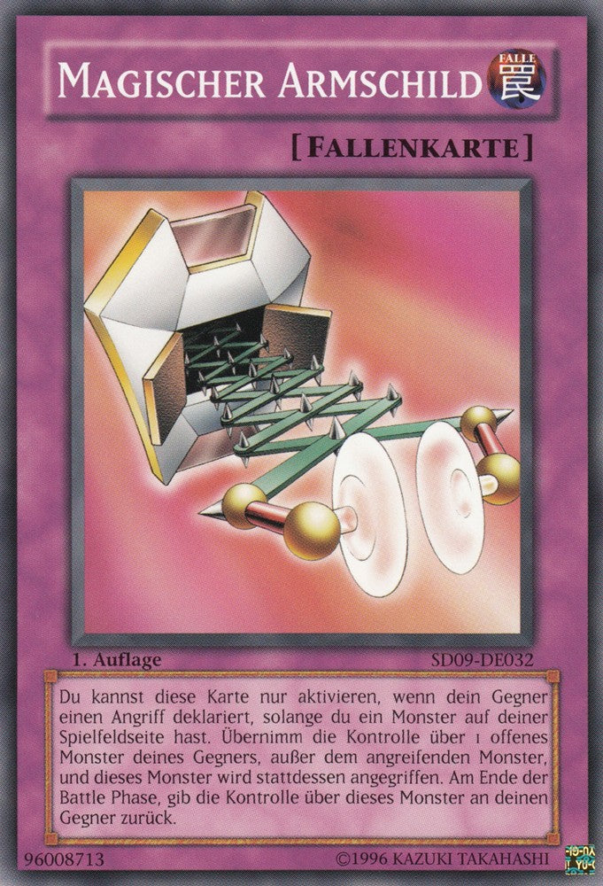 Magischer Armschild - SD09-DE032 - Common - Deutsch - 1. Auflage - Structure Deck: Dinosaur's Rage - Yugioh