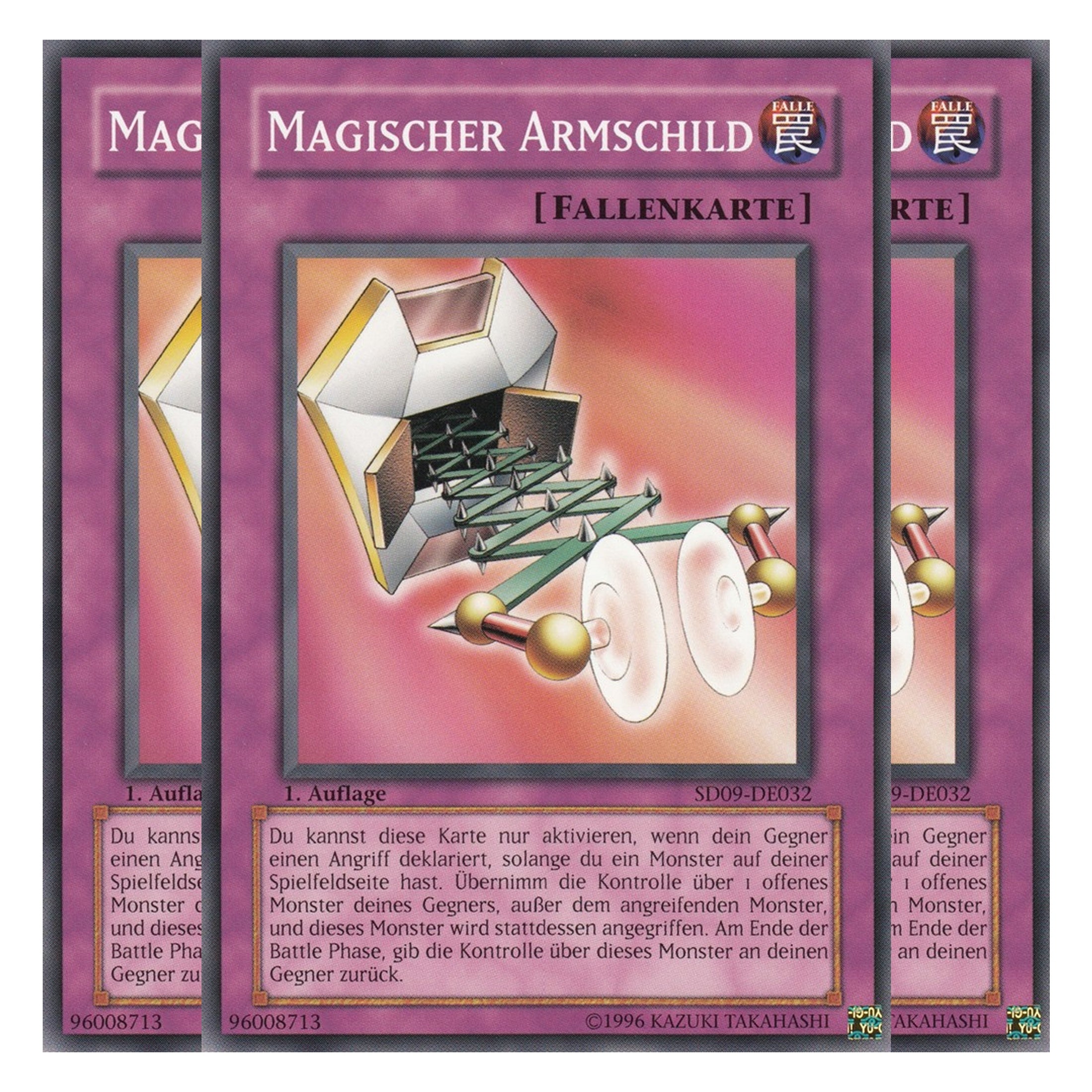 Magischer Armschild - SD09-DE032 - Common - Deutsch - 1. Auflage - Structure Deck: Dinosaur's Rage - Playset (3 Kopien)