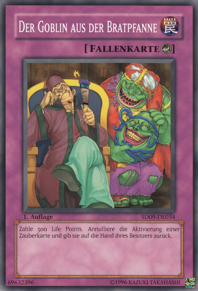 Der Goblin aus der Bratpfanne - SD09-DE034 - Common - Deutsch - 1. Auflage - Structure Deck: Dinosaur's Rage - Yugioh