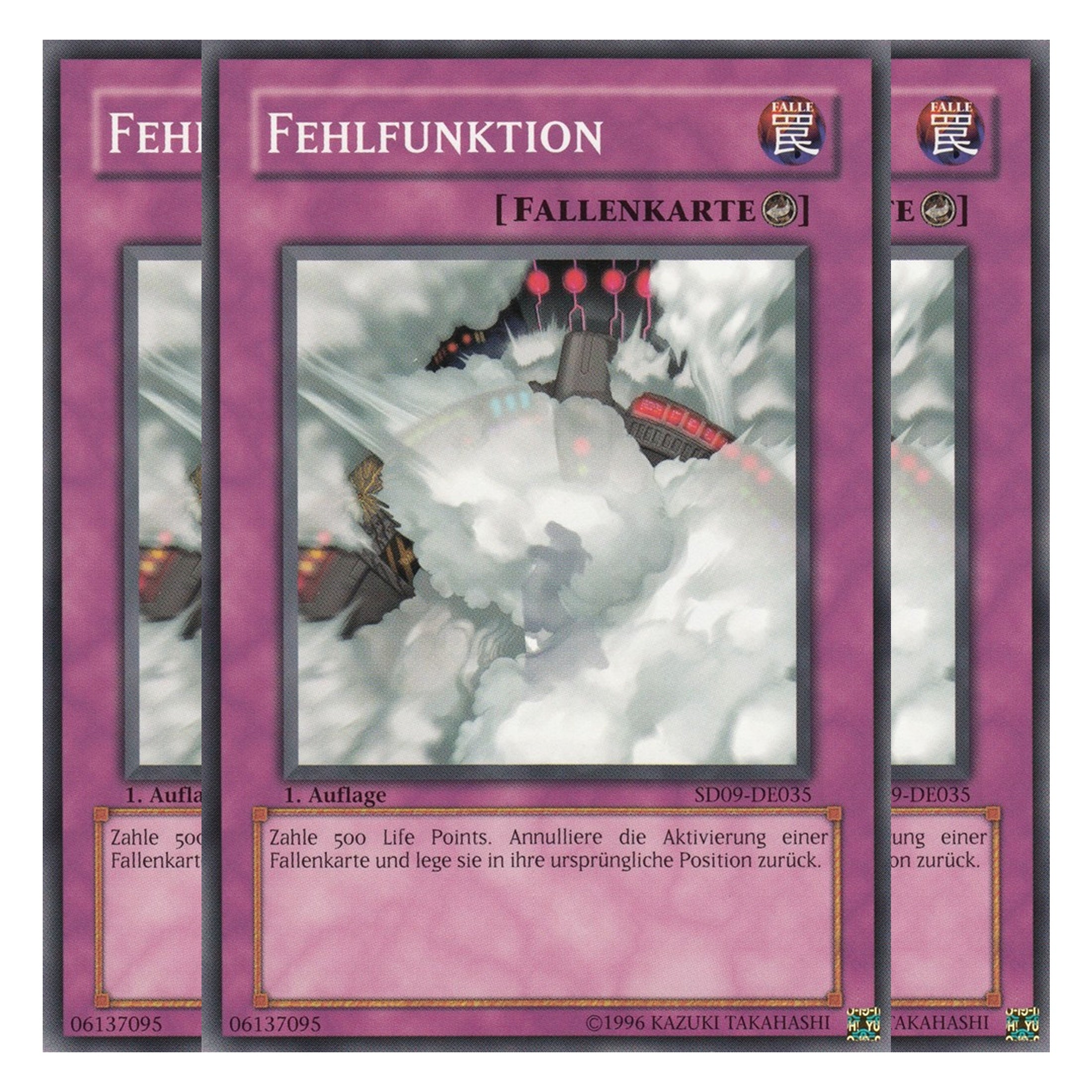 Fehlfunktion - SD09-DE035 - Common - Deutsch - 1. Auflage - Structure Deck: Dinosaur's Rage - Playset (3 Kopien)
