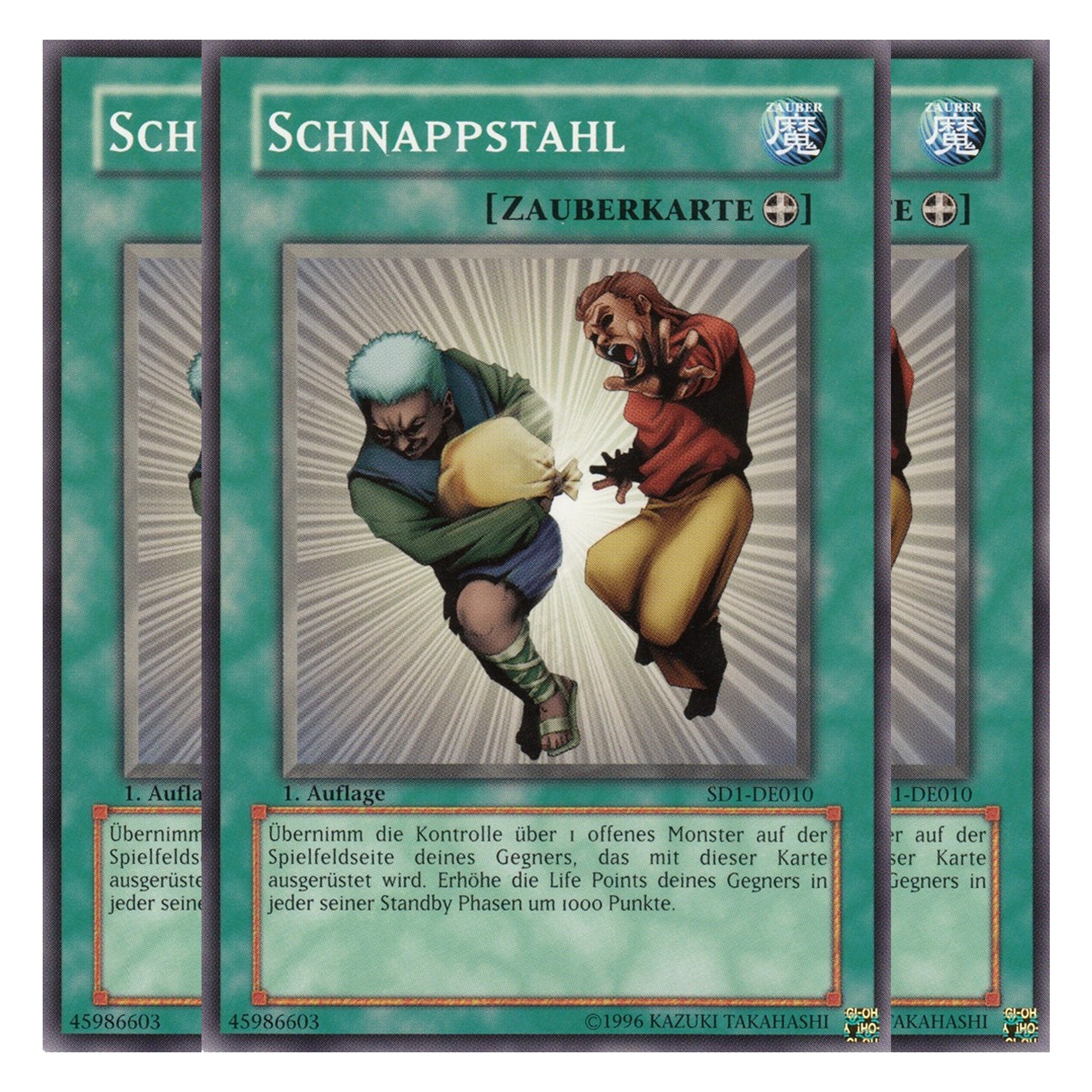 Schnappstahl - SD1-DE010 - Common - Deutsch - 1. Auflage - Structure Deck: Dragon's Roar - Playset (3 Kopien)