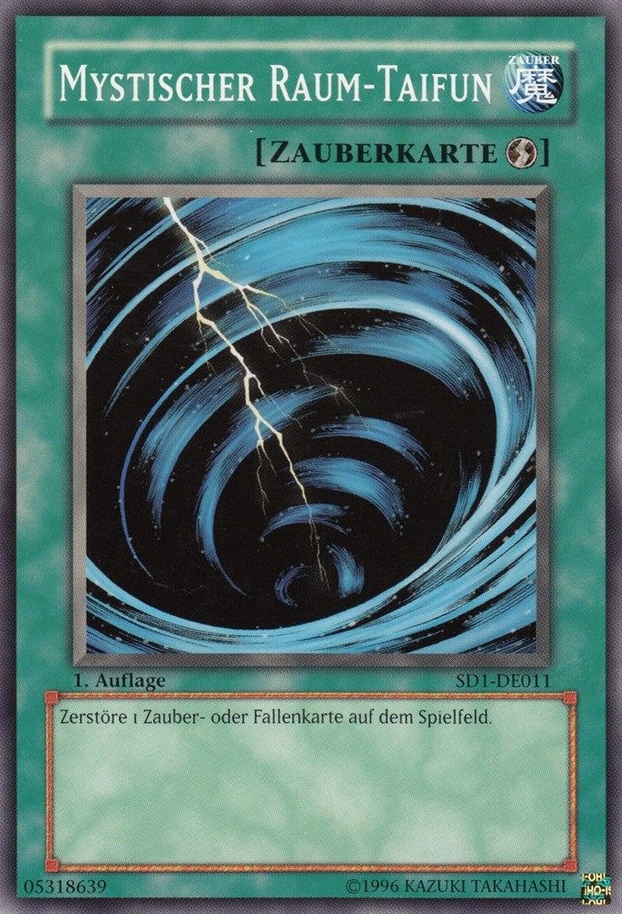 Mystischer Raum-Taifun - SD1-DE011 - Common - Deutsch - 1. Auflage - Structure Deck: Dragon's Roar - Yugioh
