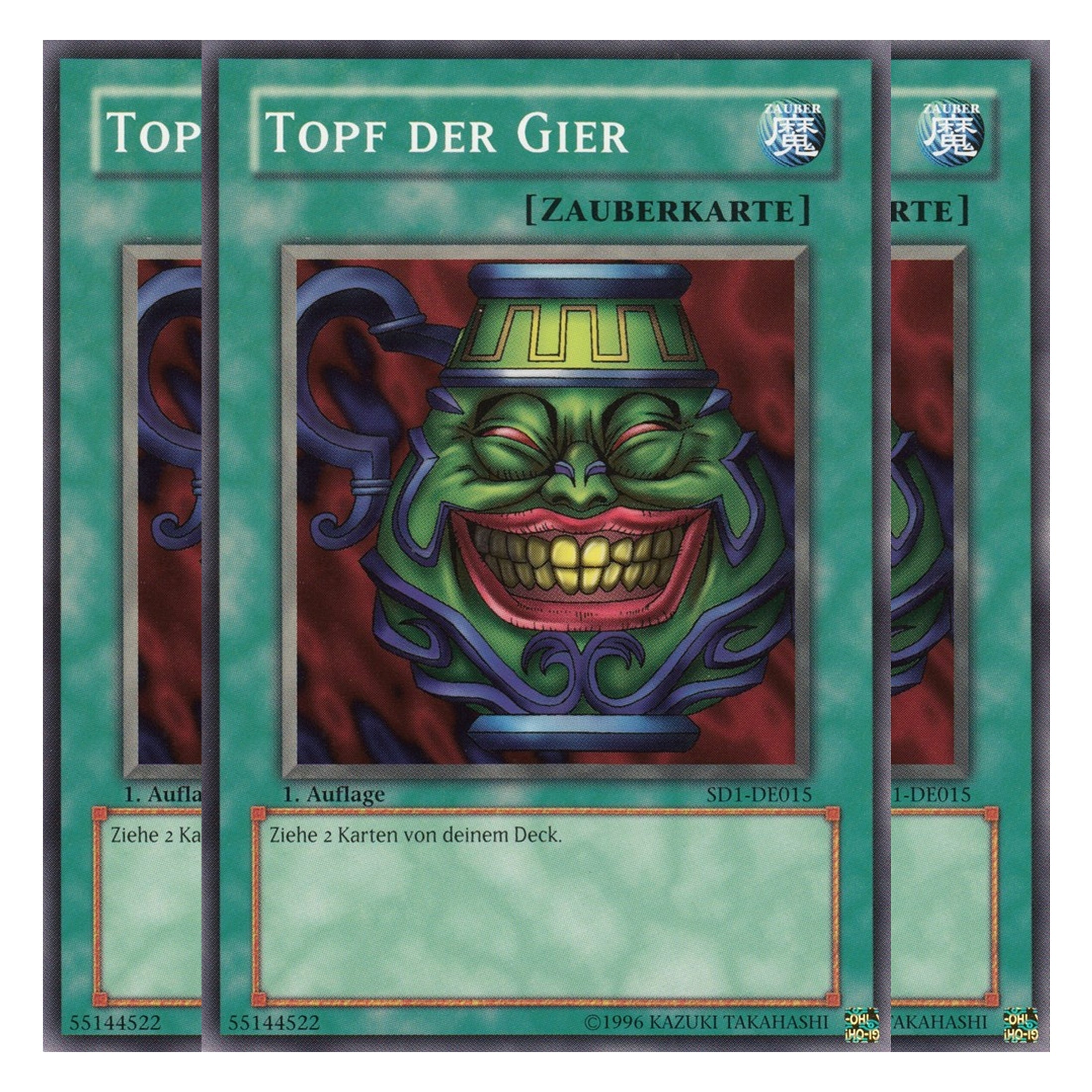 Topf der Gier - SD1-DE015 - Common - Deutsch - 1. Auflage - Structure Deck: Dragon's Roar - Playset (3 Kopien)