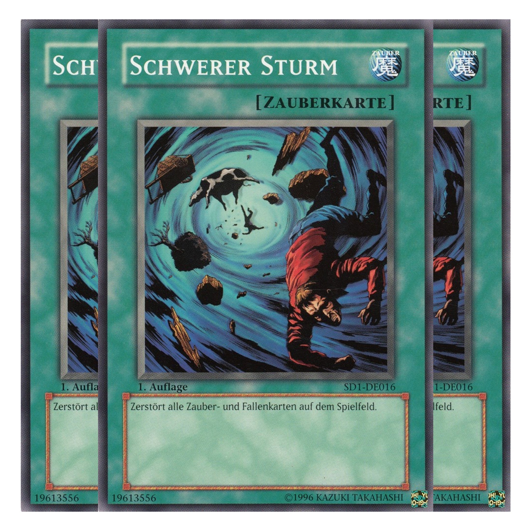 Schwerer Sturm - SD1-DE016 - Common - Deutsch - 1. Auflage - Structure Deck: Dragon's Roar - Playset (3 Kopien)