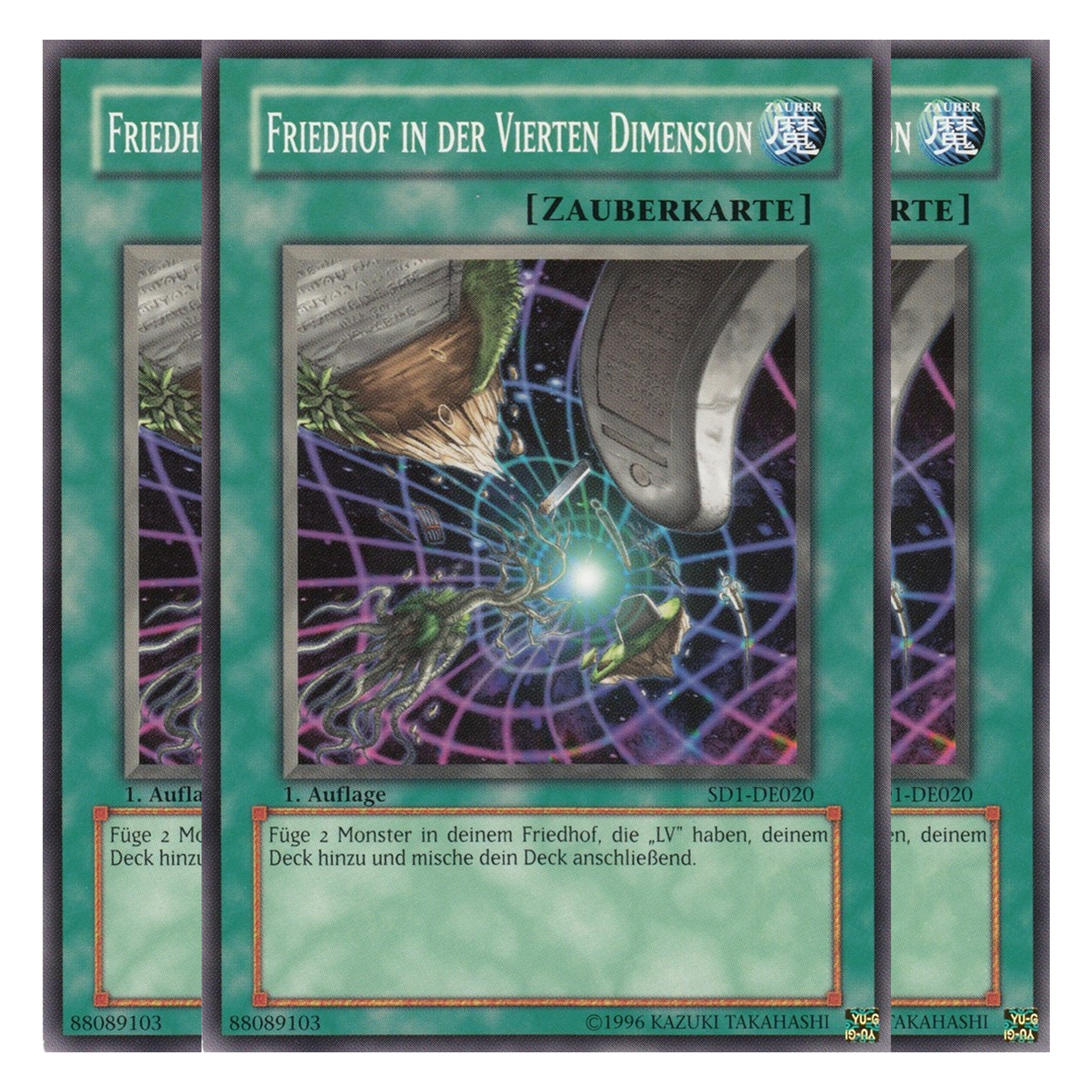 Friedhof in der Vierten Dimension - SD1-DE020 - Common - Deutsch - 1. Auflage - Structure Deck: Dragon's Roar - Playset (3 Kopien)