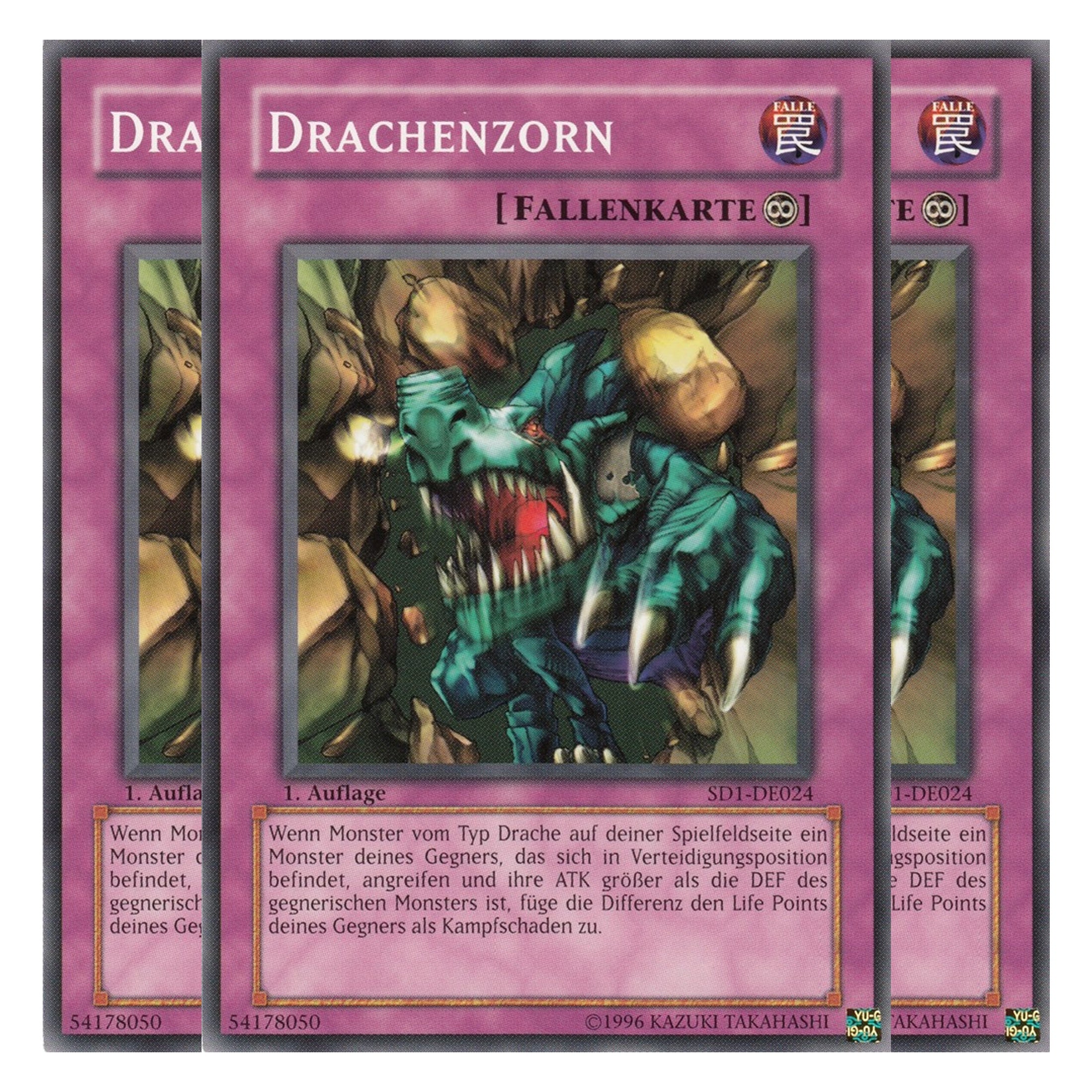 Drachenzorn - SD1-DE024 - Common - Deutsch - 1. Auflage - Structure Deck: Dragon's Roar - Playset (3 Kopien)