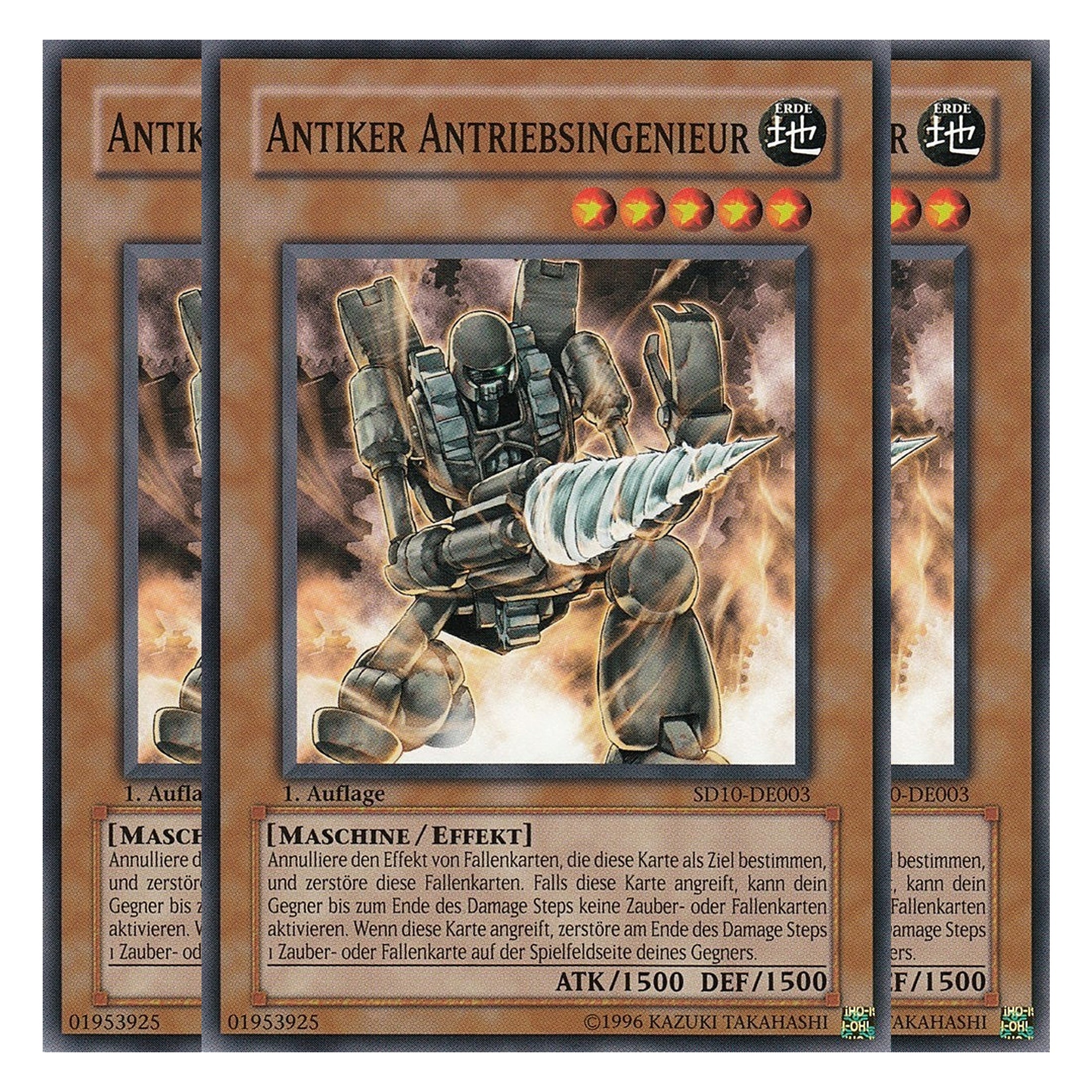 Antiker Antriebsingenieur - SD10-DE003 - Common - Deutsch - 1. Auflage - Structure Deck: Machine Re-Volt - Playset (3 Kopien)