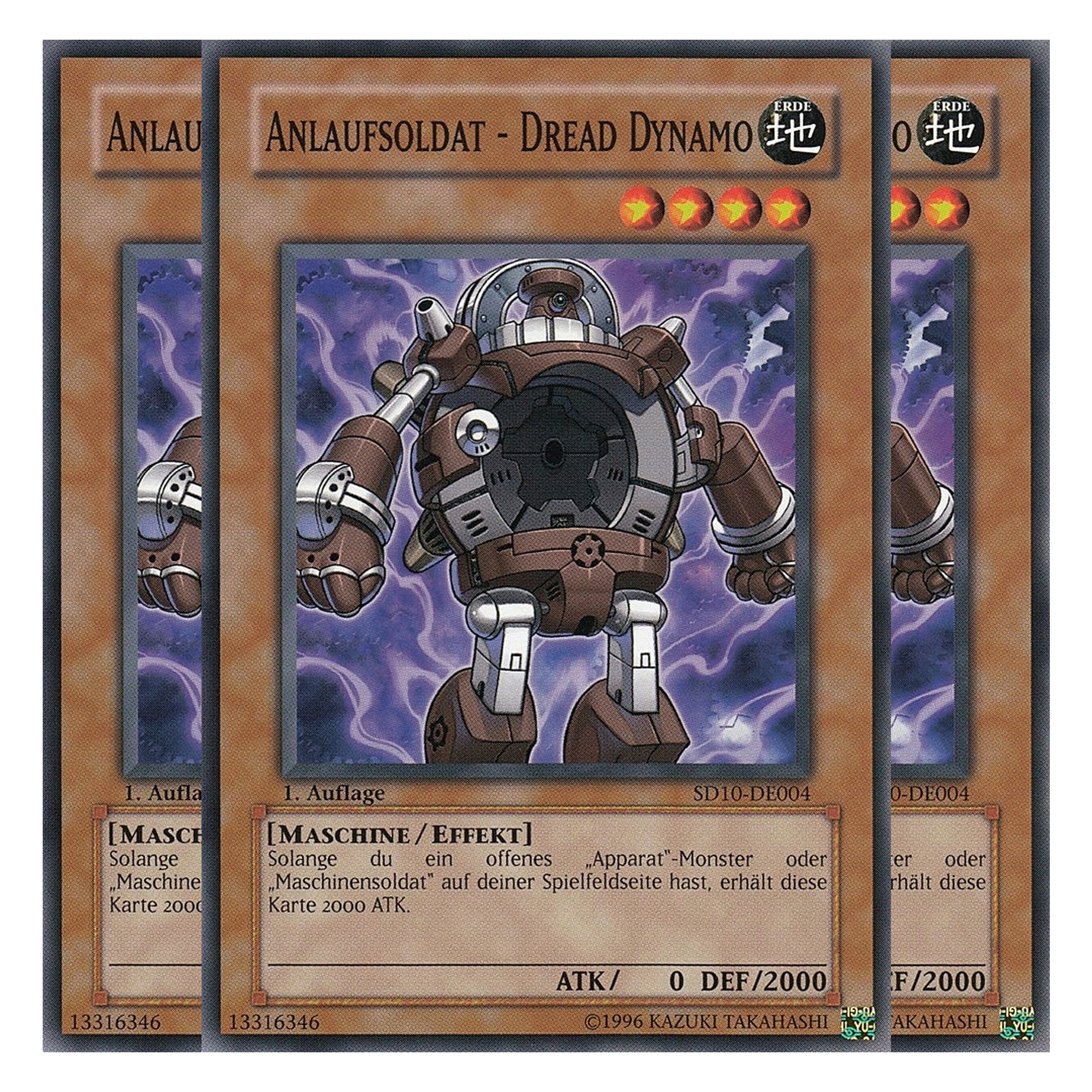Anlaufsoldat - Dread Dynamo - SD10-DE004 - Common - Deutsch - 1. Auflage - Structure Deck: Machine Re-Volt - Playset (3 Kopien)