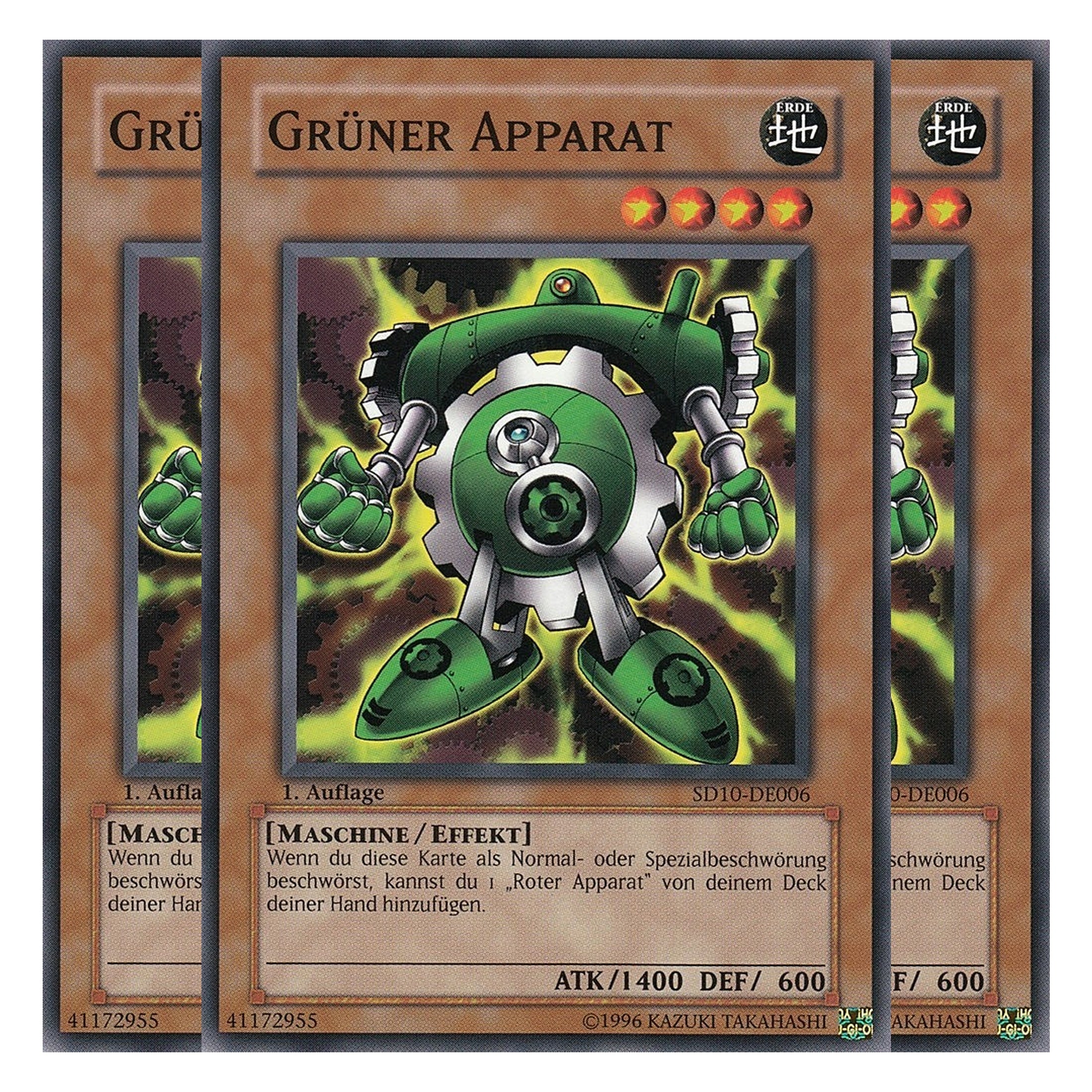 Grüner Apparat - SD10-DE006 - Common - Deutsch - 1. Auflage - Structure Deck: Machine Re-Volt - Playset (3 Kopien)