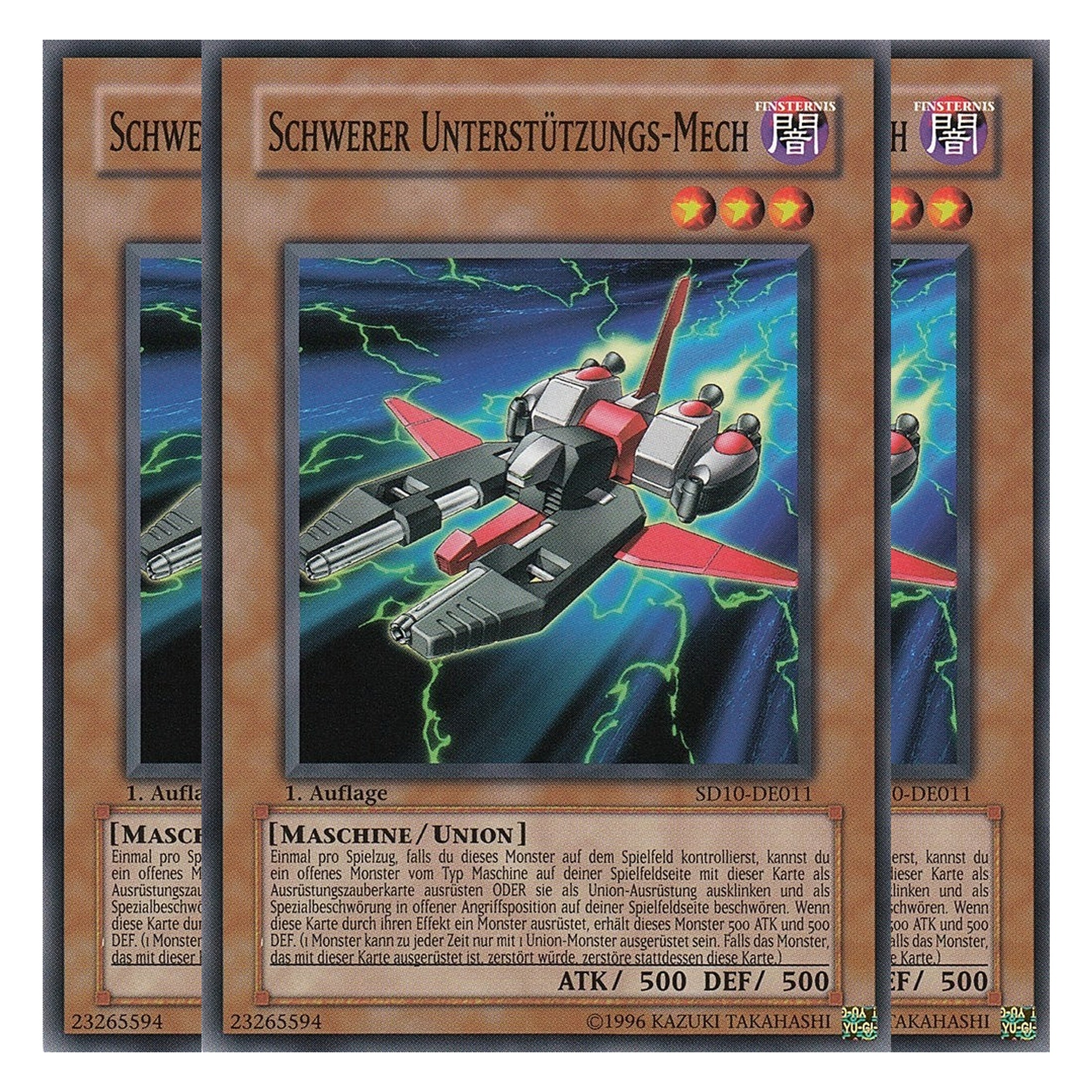 Schwerer Unterstützungs-Mech - SD10-DE011 - Common - Deutsch - 1. Auflage - Structure Deck: Machine Re-Volt - Playset (3 Kopien)