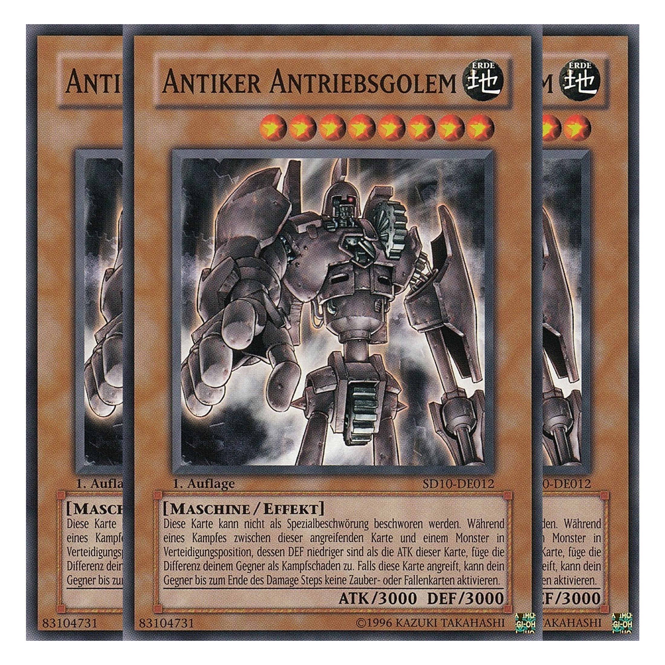 Antiker Antriebsgolem - SD10-DE012 - Common - Deutsch - 1. Auflage - Structure Deck: Machine Re-Volt - Playset (3 Kopien)