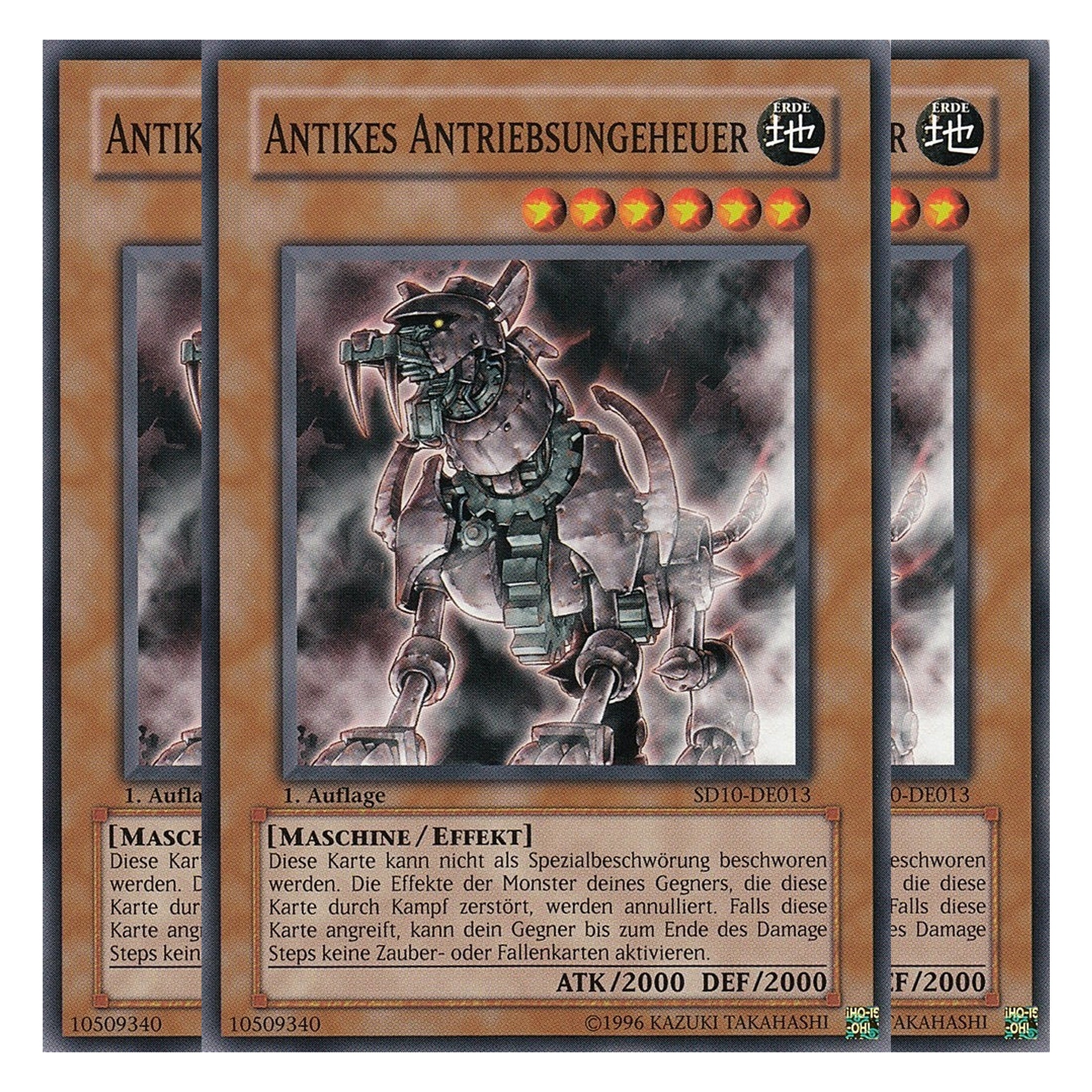 Antikes Antriebsungeheuer - SD10-DE013 - Common - Deutsch - 1. Auflage - Structure Deck: Machine Re-Volt - Playset (3 Kopien)