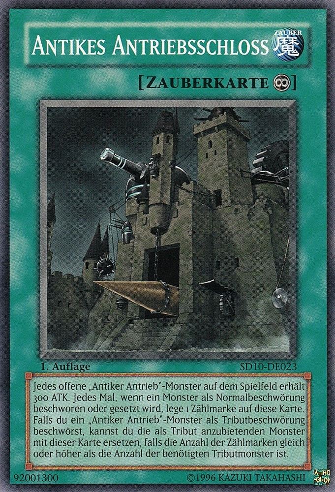 Antikes Antriebsschloss - SD10-DE023 - Common - Deutsch - 1. Auflage - Structure Deck: Machine Re-Volt - Yugioh
