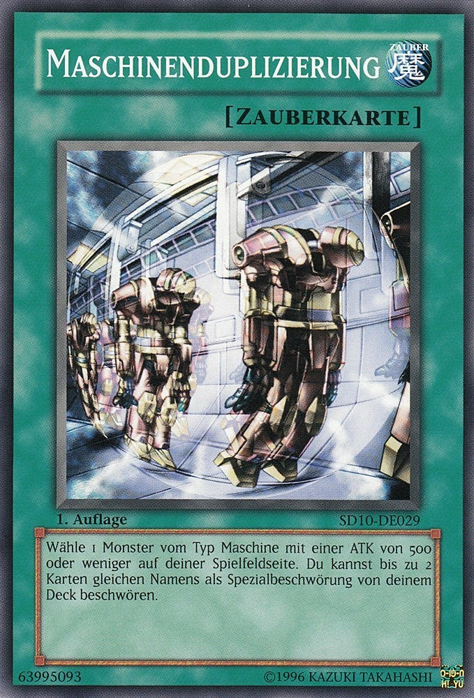 Maschinenduplizierung - SD10-DE029 - Common - Deutsch - 1. Auflage - Structure Deck: Machine Re-Volt - Yugioh