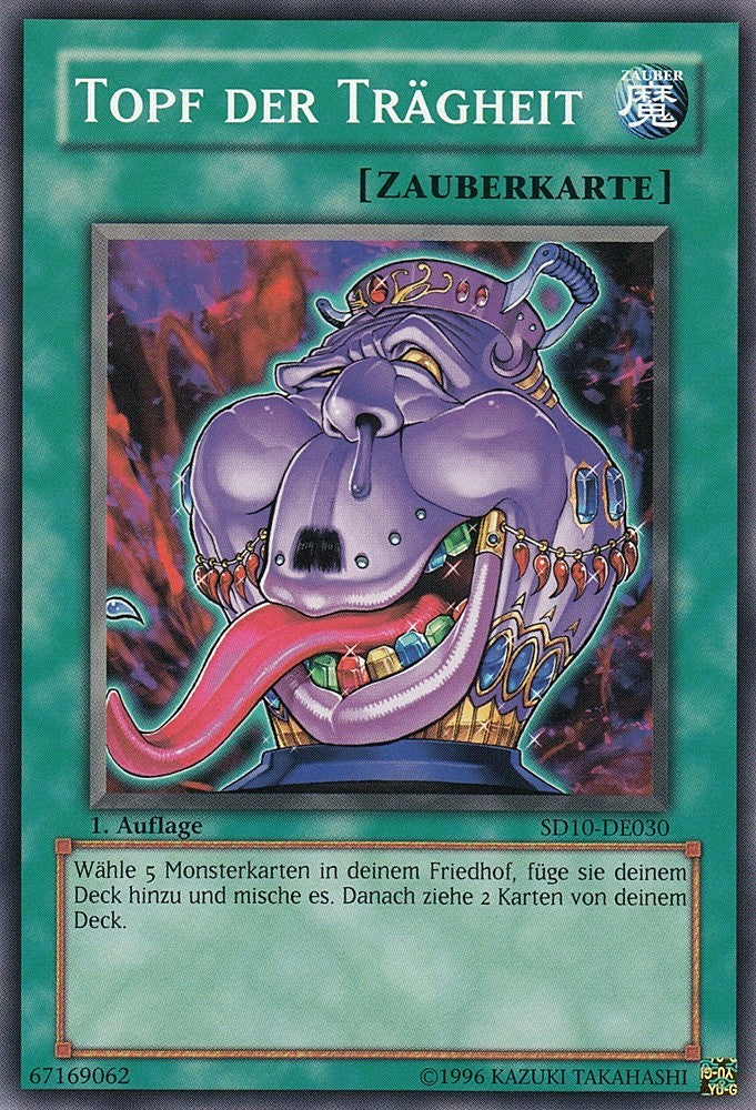 Topf der Trägheit - SD10-DE030 - Common - Deutsch - 1. Auflage - Structure Deck: Machine Re-Volt - Yugioh