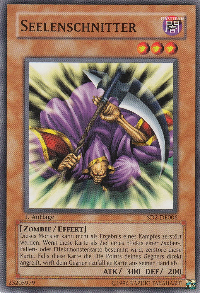 Seelenschnitter - SD2-DE006 - Common - Deutsch - 1. Auflage - Structure Deck: Zombie Madness - Yugioh
