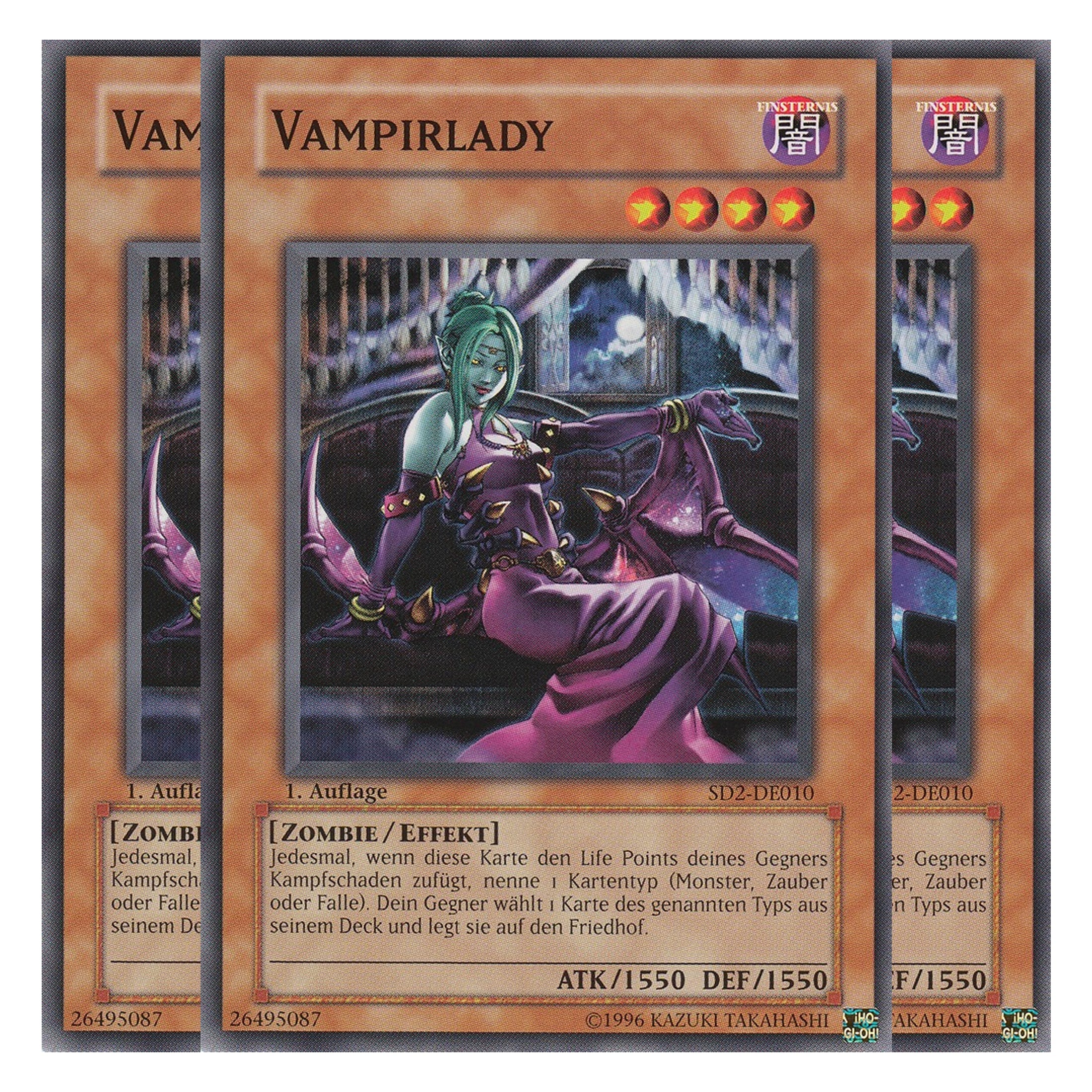 Vampirlady - SD2-DE010 - Common - Deutsch - 1. Auflage - Structure Deck: Zombie Madness - Playset (3 Kopien)