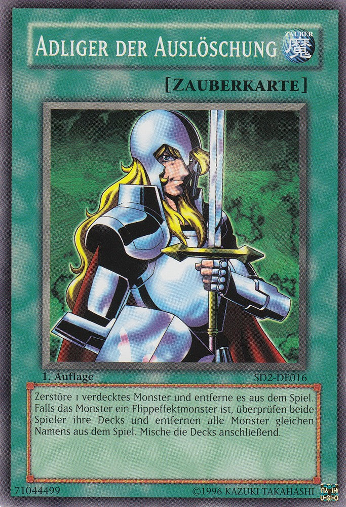 Adliger der Auslöschung - SD2-DE016 - Common - Deutsch - 1. Auflage - Structure Deck: Zombie Madness - Yugioh