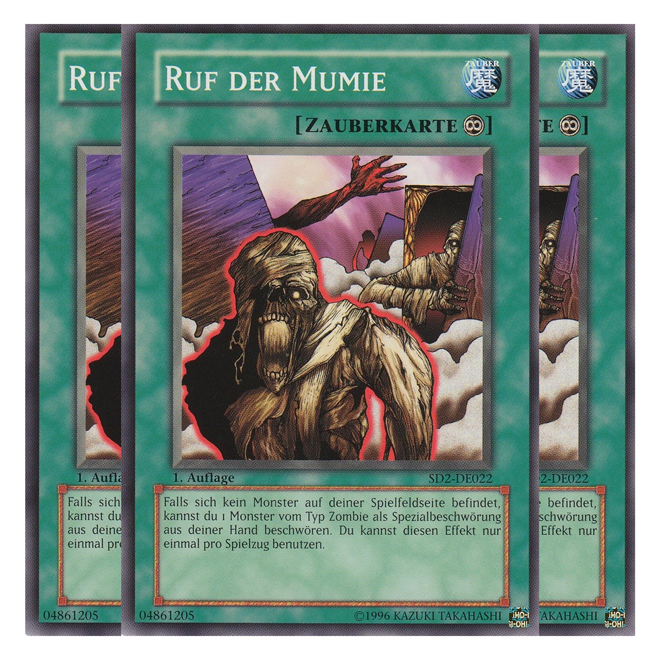 Ruf der Mumie - SD2-DE022 - Common - Deutsch - 1. Auflage - Structure Deck: Zombie Madness - Playset (3 Kopien)
