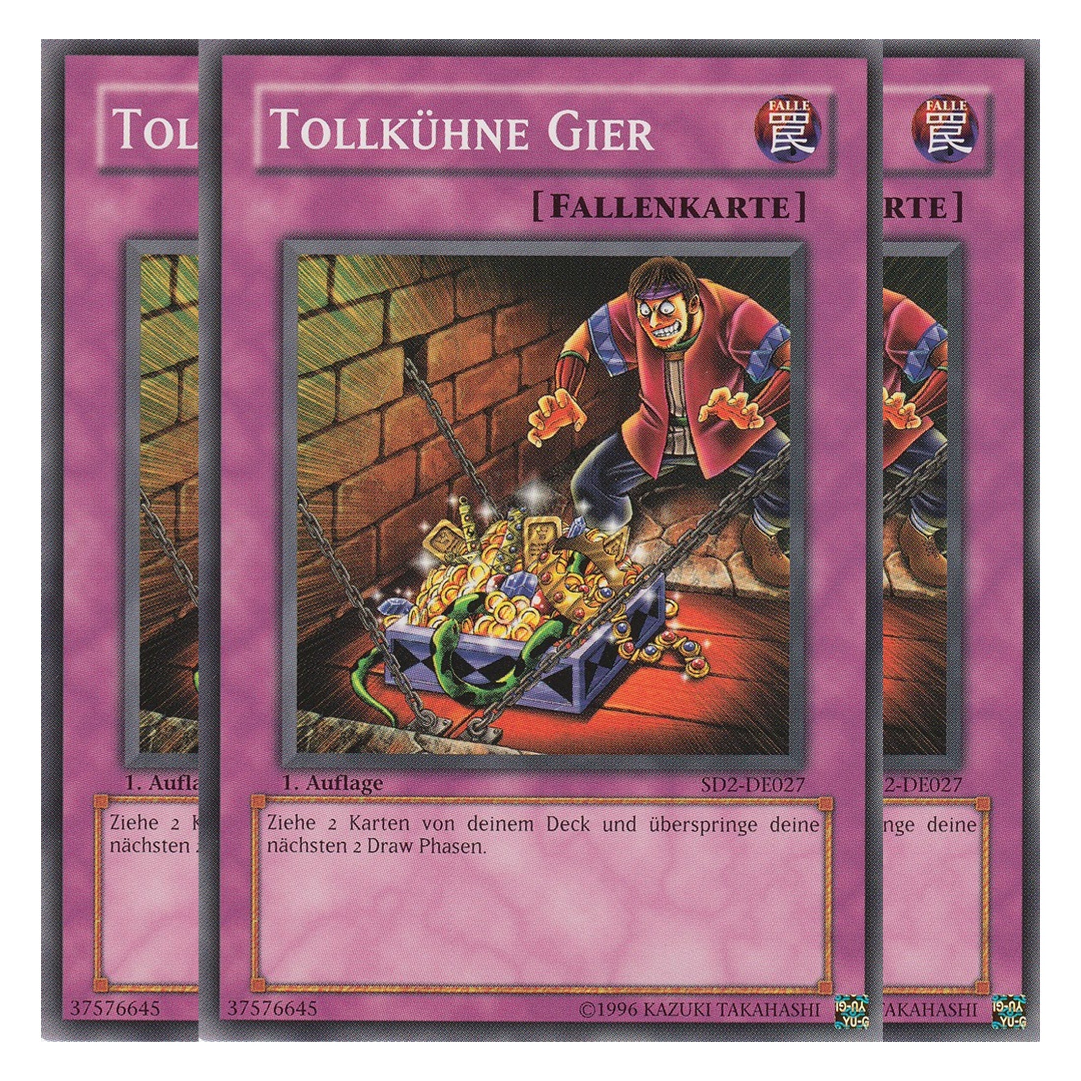 Tollkühne Gier - SD2-DE027 - Common - Deutsch - 1. Auflage - Structure Deck: Zombie Madness - Playset (3 Kopien)