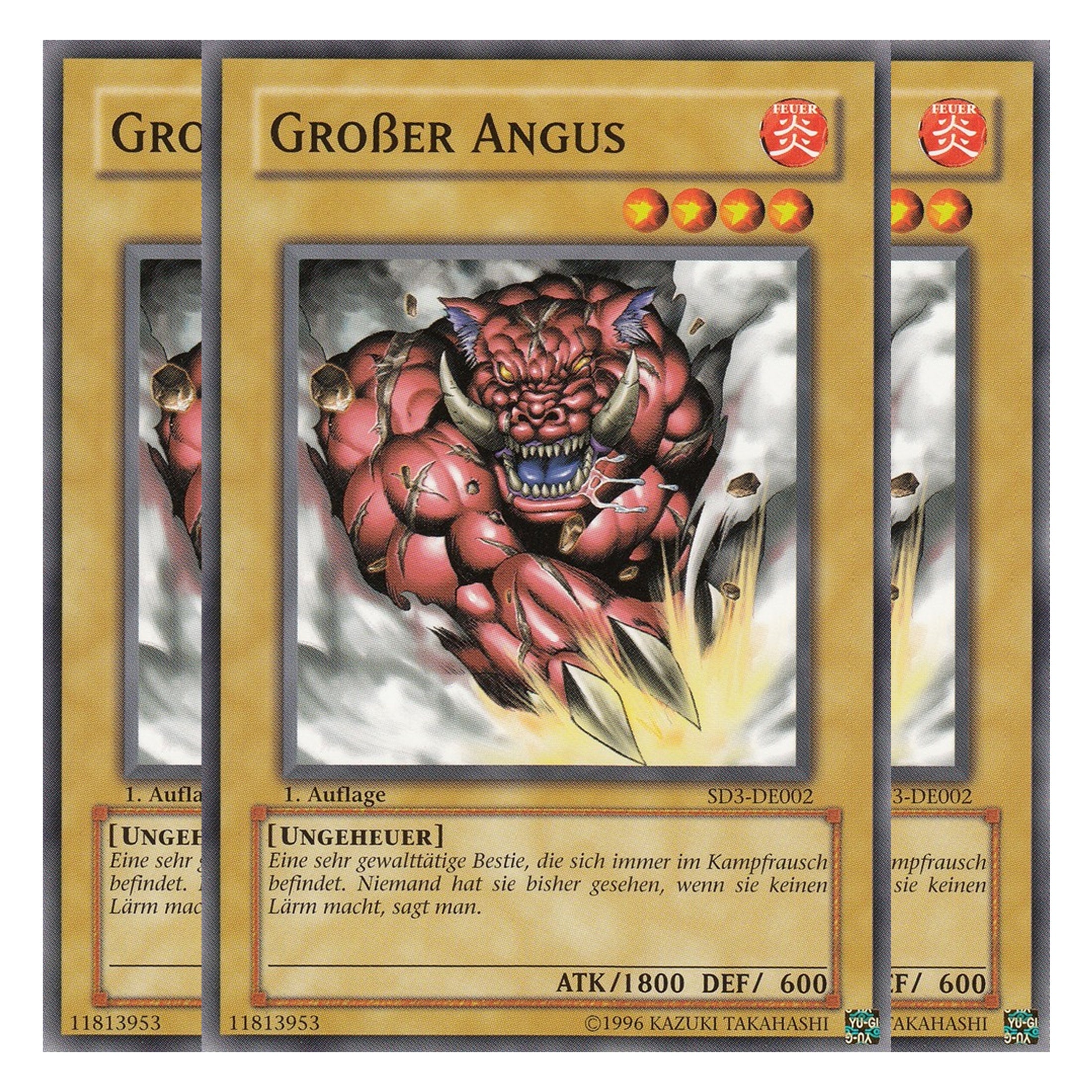 Großer Angus - SD3-DE002 - Common - Deutsch - 1. Auflage - Structure Deck: Blaze of Destruction - Playset (3 Kopien)