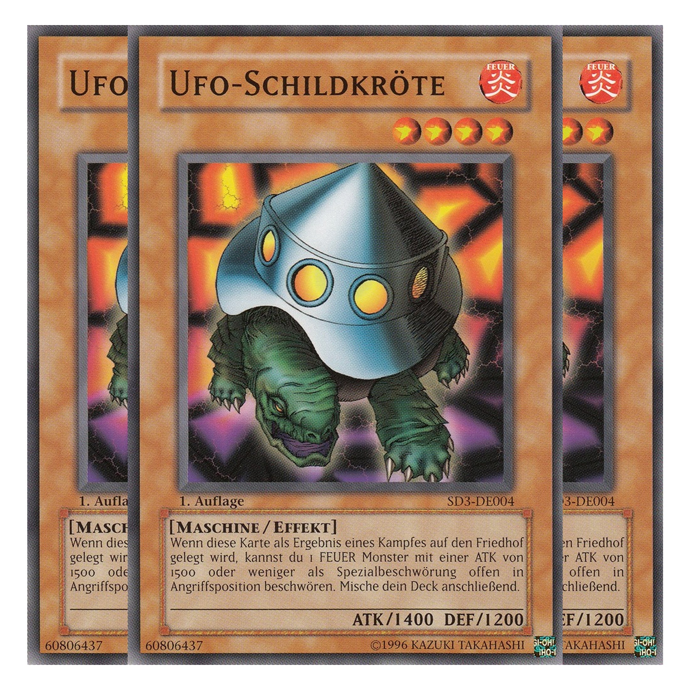 Ufo-Schildkröte - SD3-DE004 - Common - Deutsch - 1. Auflage - Structure Deck: Blaze of Destruction - Playset (3 Kopien)