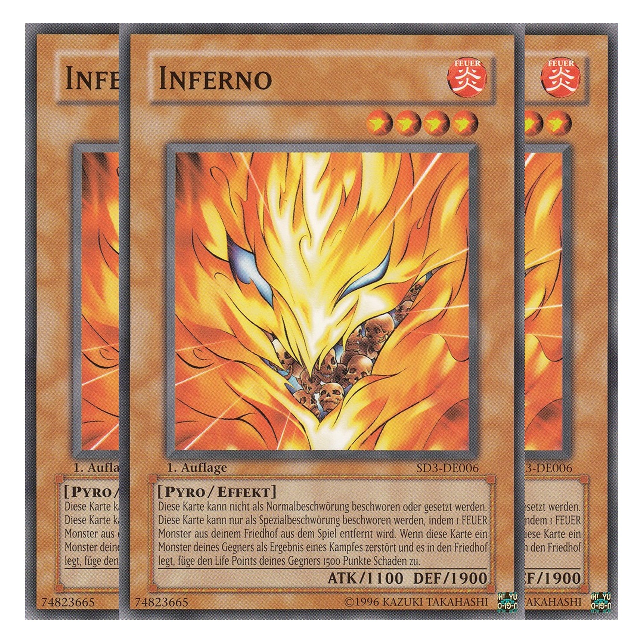 Inferno - SD3-DE006 - Common - Deutsch - 1. Auflage - Structure Deck: Blaze of Destruction - Playset (3 Kopien)