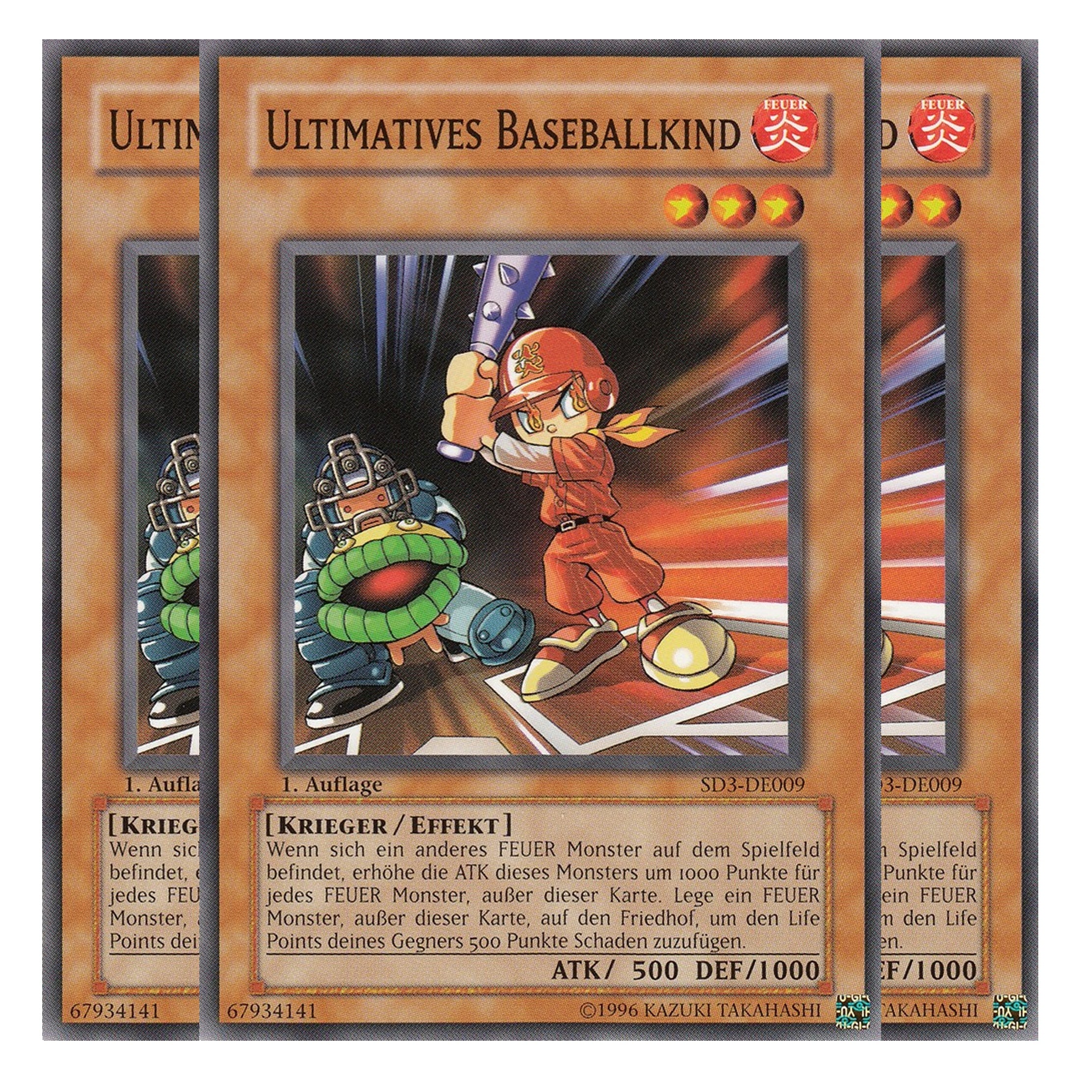 Ultimatives Baseballkind - SD3-DE009 - Common - Deutsch - 1. Auflage - Structure Deck: Blaze of Destruction - Playset (3 Kopien)