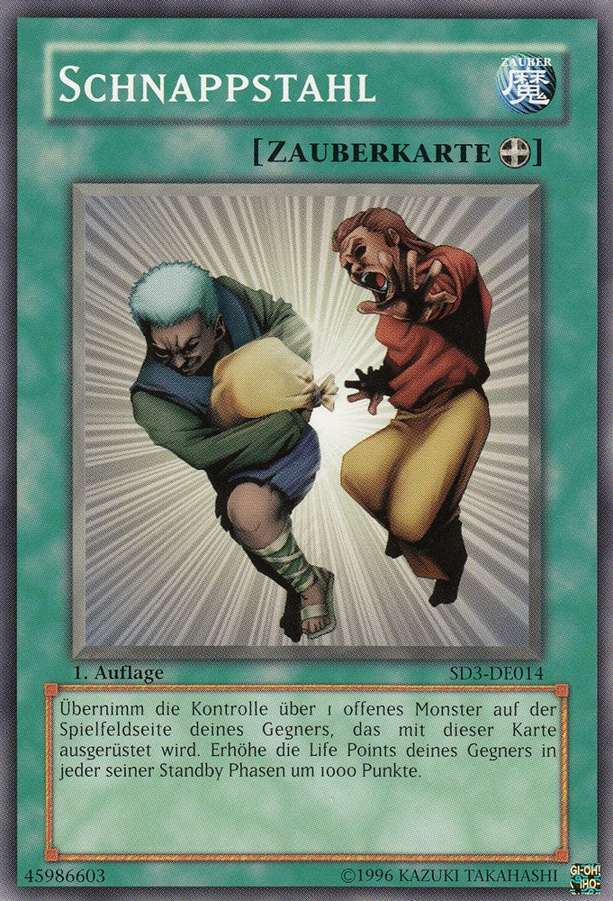 Schnappstahl - SD3-DE014 - Common - Deutsch - 1. Auflage - Structure Deck: Blaze of Destruction - Yugioh