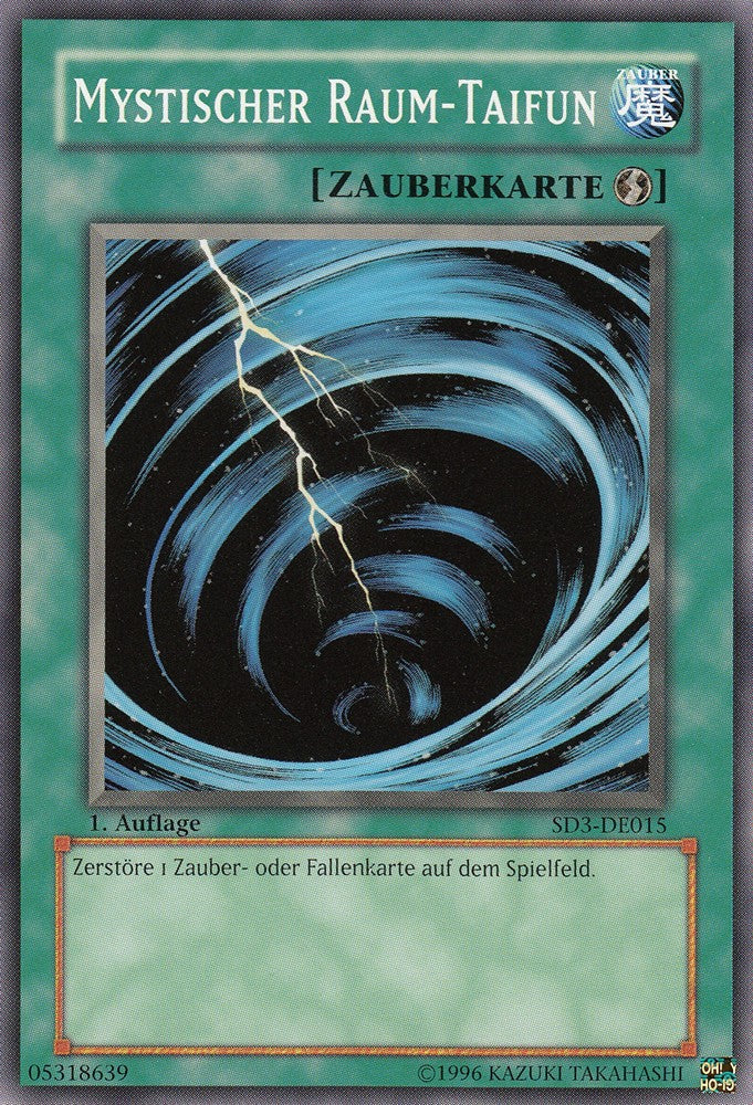Mystischer Raum-Taifun - SD3-DE015 - Common - Deutsch - 1. Auflage - Structure Deck: Blaze of Destruction - Yugioh