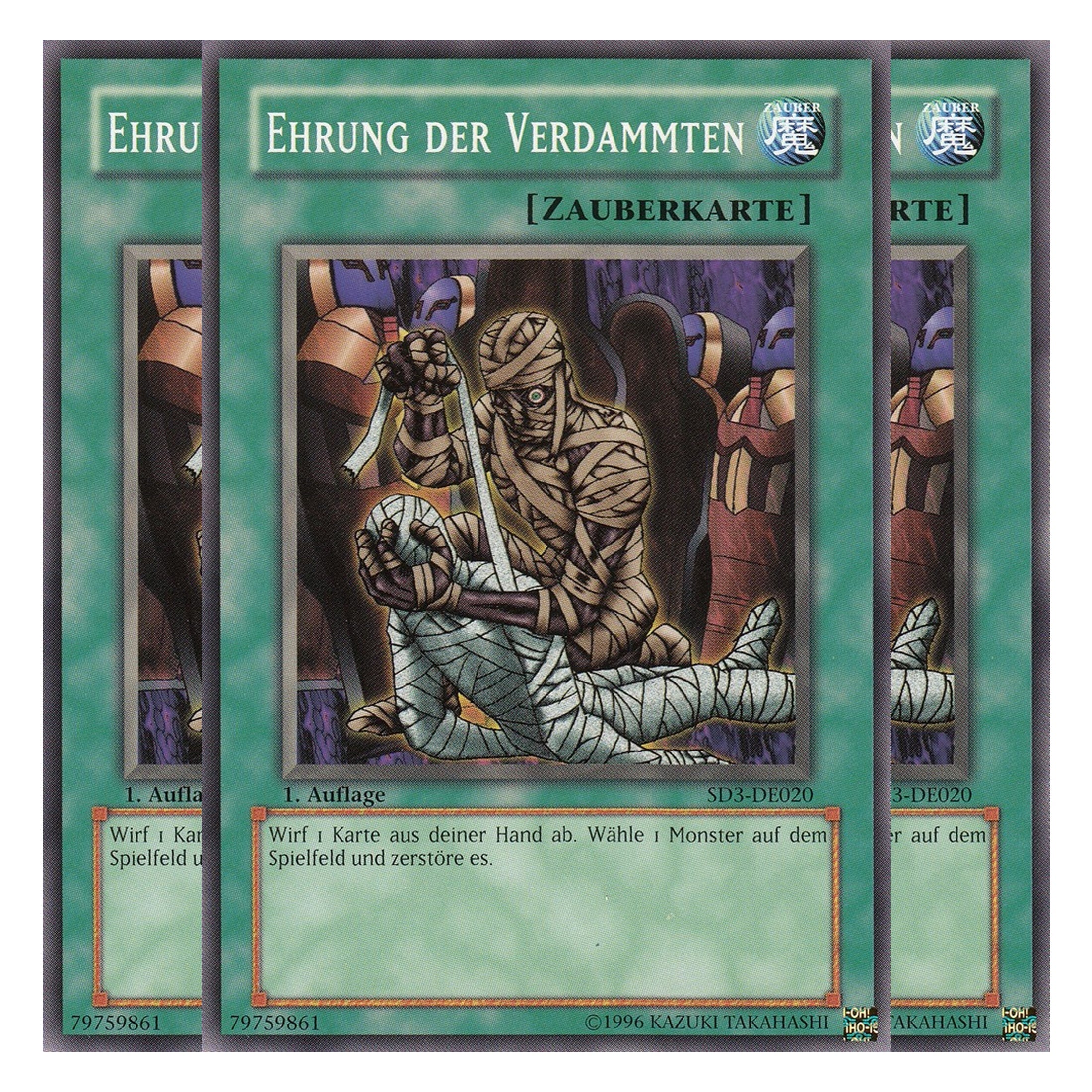 Ehrung der Verdammten - SD3-DE020 - Common - Deutsch - 1. Auflage - Structure Deck: Blaze of Destruction - Playset (3 Kopien)