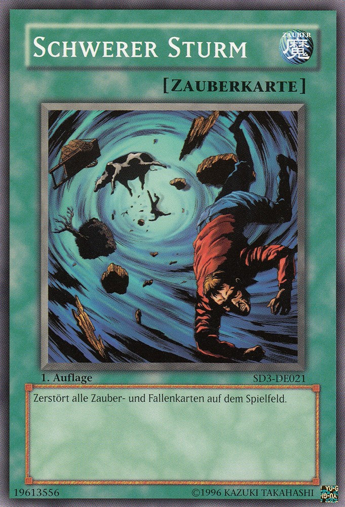 Schwerer Sturm - SD3-DE021 - Common - Deutsch - 1. Auflage - Structure Deck: Blaze of Destruction - Yugioh