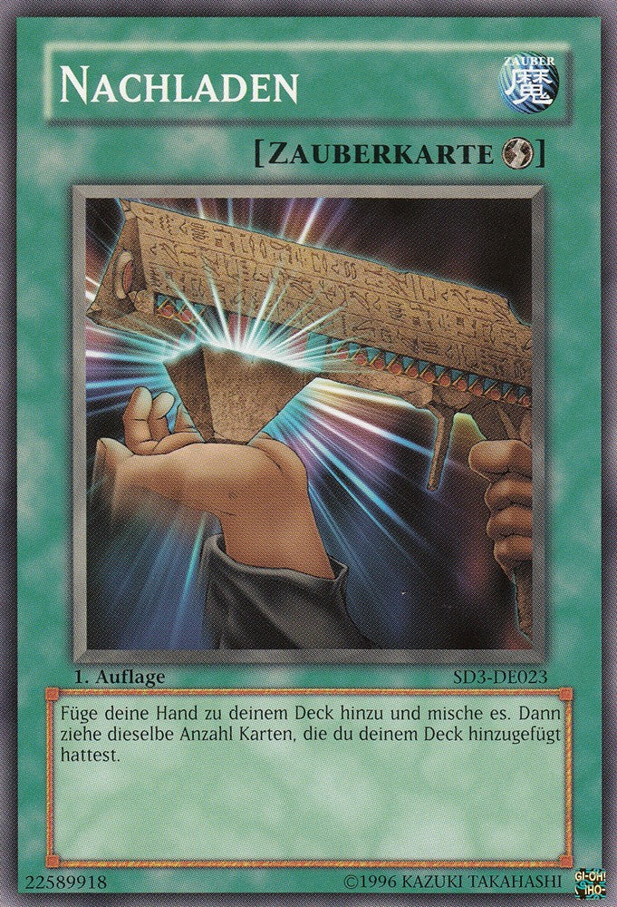 Nachladen - SD3-DE023 - Common - Deutsch - 1. Auflage - Structure Deck: Blaze of Destruction - Yugioh