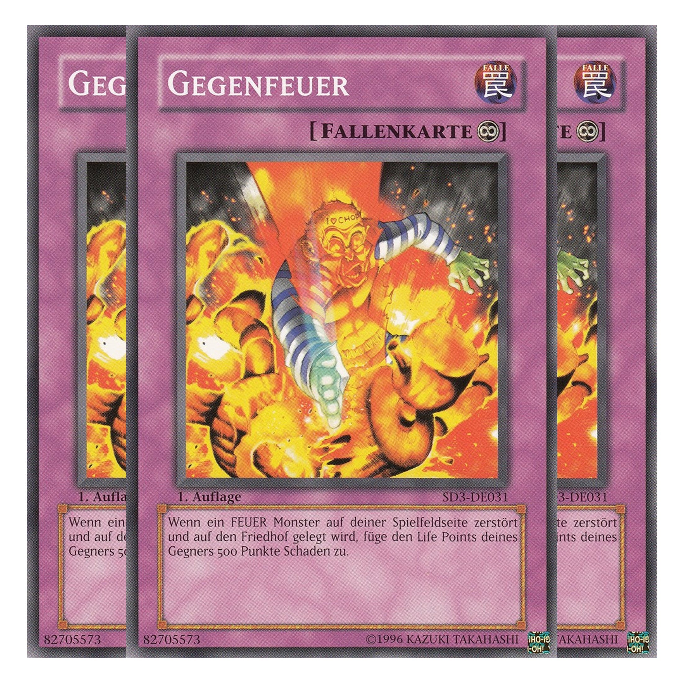 Gegenfeuer - SD3-DE031 - Common - Deutsch - 1. Auflage - Structure Deck: Blaze of Destruction - Playset (3 Kopien)