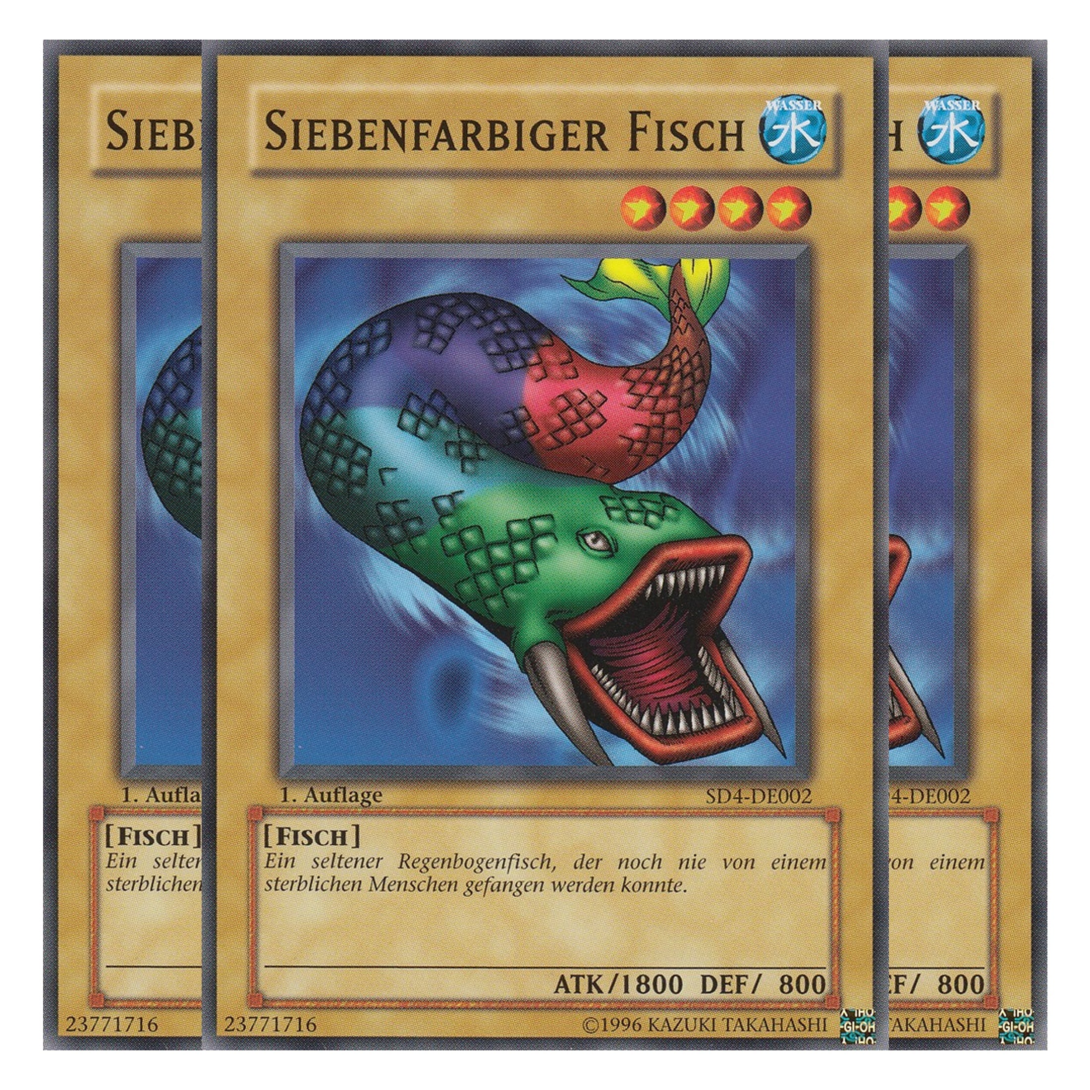 Siebenfarbiger Fisch - SD4-DE002 - Common - Deutsch - 1. Auflage - Structure Deck: Fury From The Deep - Playset (3 Kopien)