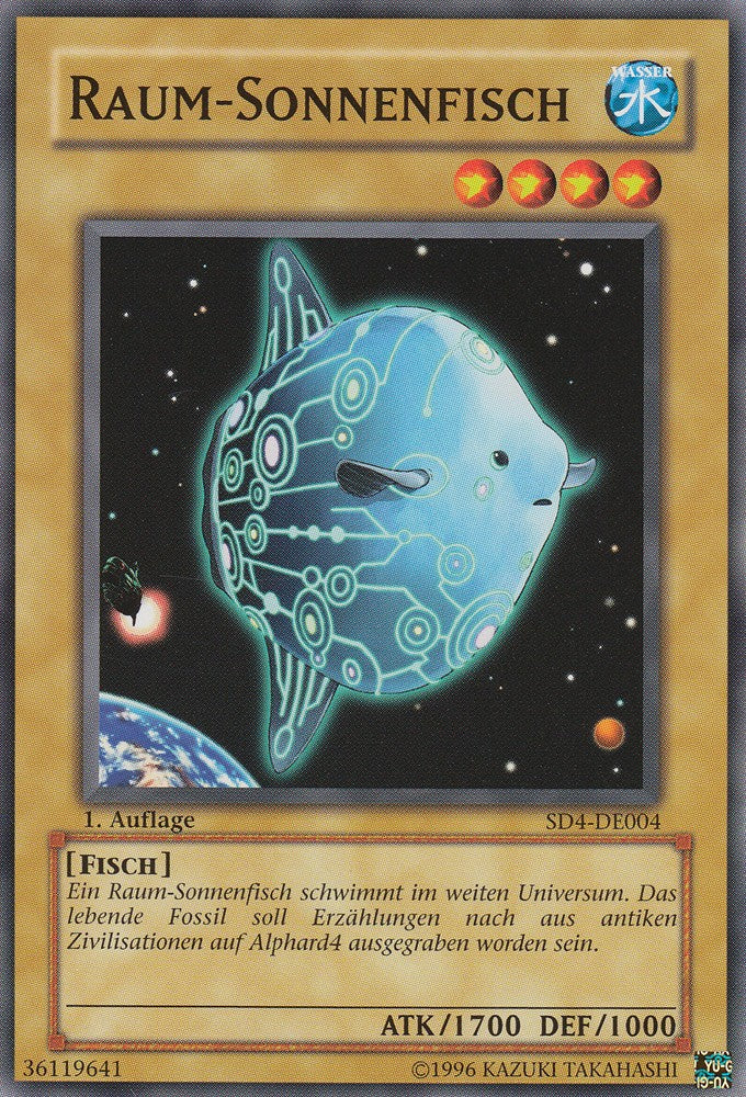 Raum-Sonnenfisch - SD4-DE004 - Common - Deutsch - 1. Auflage - Structure Deck: Fury From The Deep - Yugioh